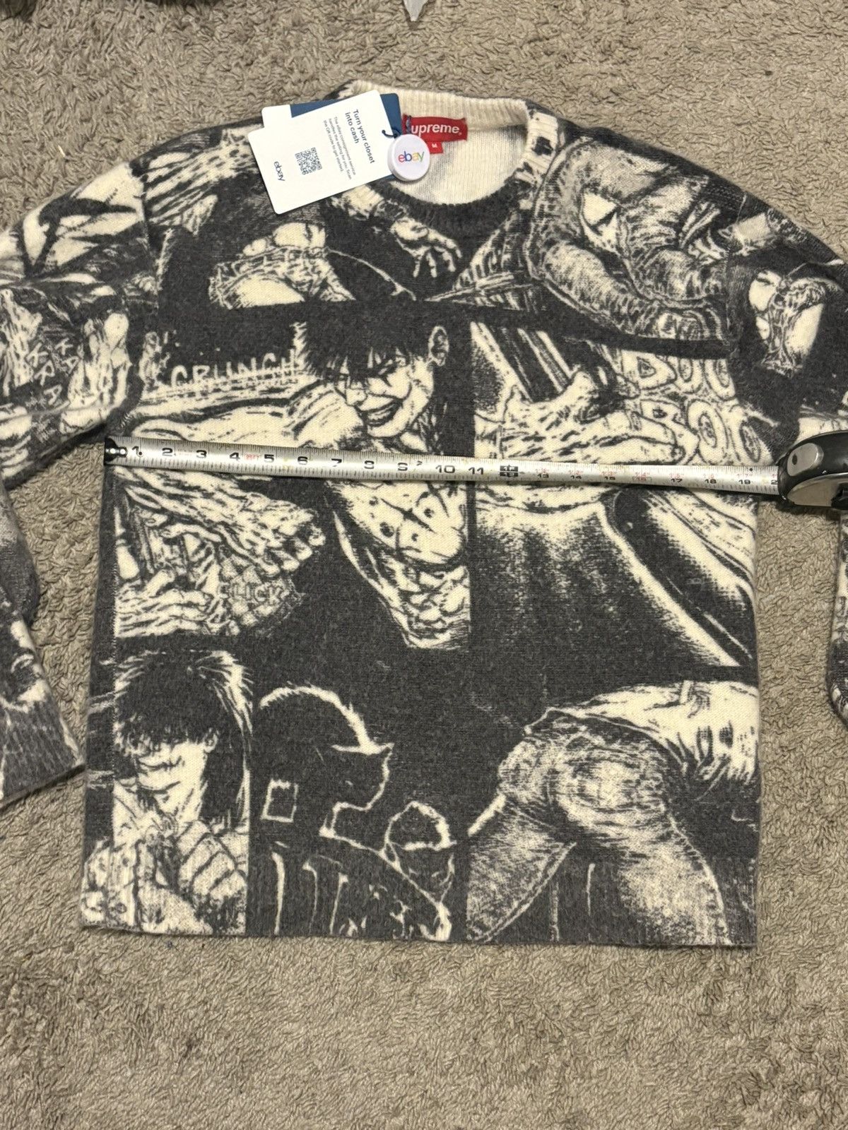 Supreme Supreme x The crow crewneck Size US M / EU 48-50 / 2 - 1 Thumbnail