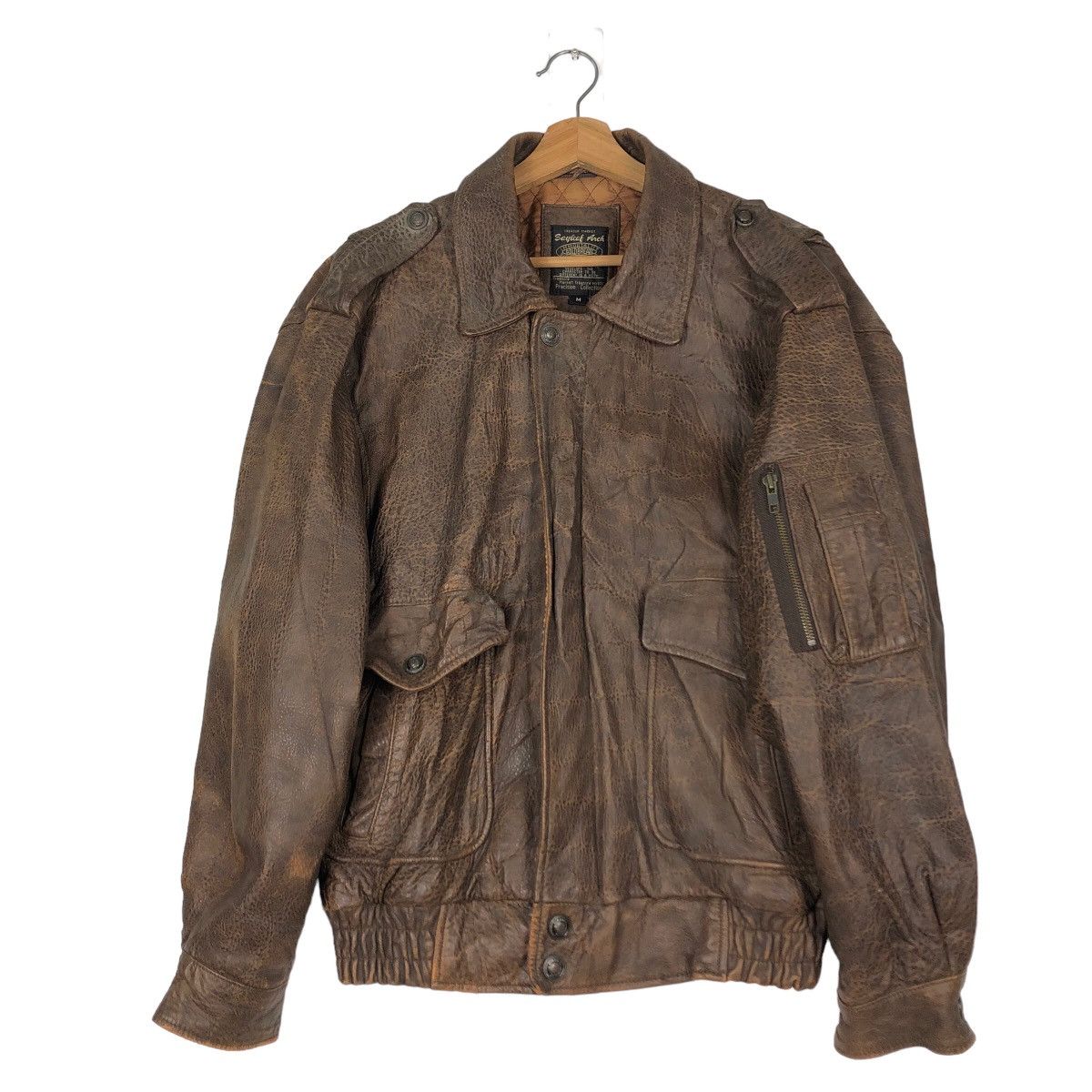 Japanese Brand 🔥Vintage Biker Leather Jacket Bayleaf Anch Issey Miyake Size US M / EU 48-50 / 2 - 1 Thumbnail