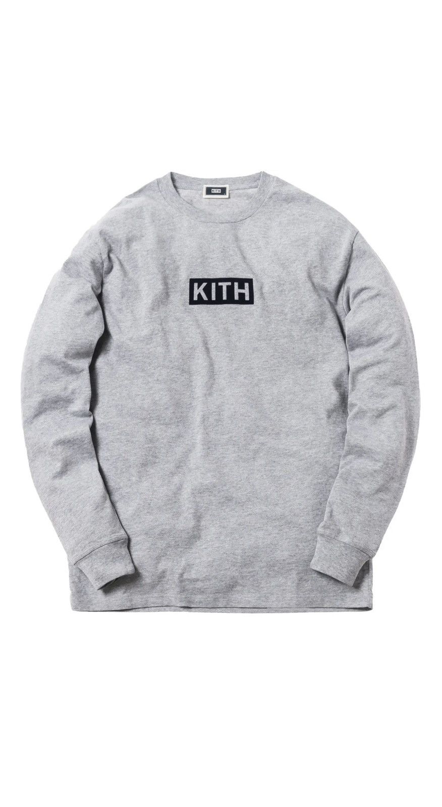 Kith Kith Classic Logo L/S Tee - Grey Size US S / EU 44-46 / 1 - 1 Thumbnail