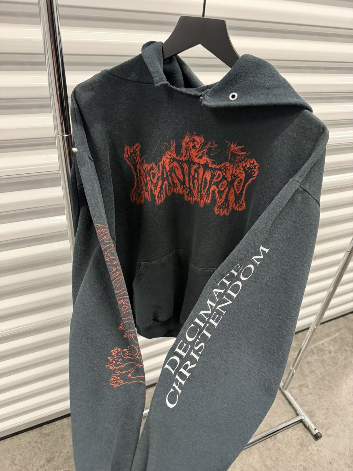 Vintage Vintage 2000s incantation metal grunge band hoodie erd goth Size US L / EU 52-54 / 3 - 3 Thumbnail