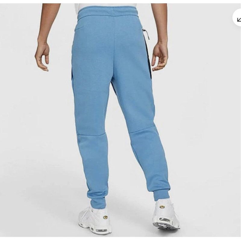 Nike Nike Sportswear Tech Joggers Dark Marina Blue/Black XSmall Size US 27 - 2 Thumbnail