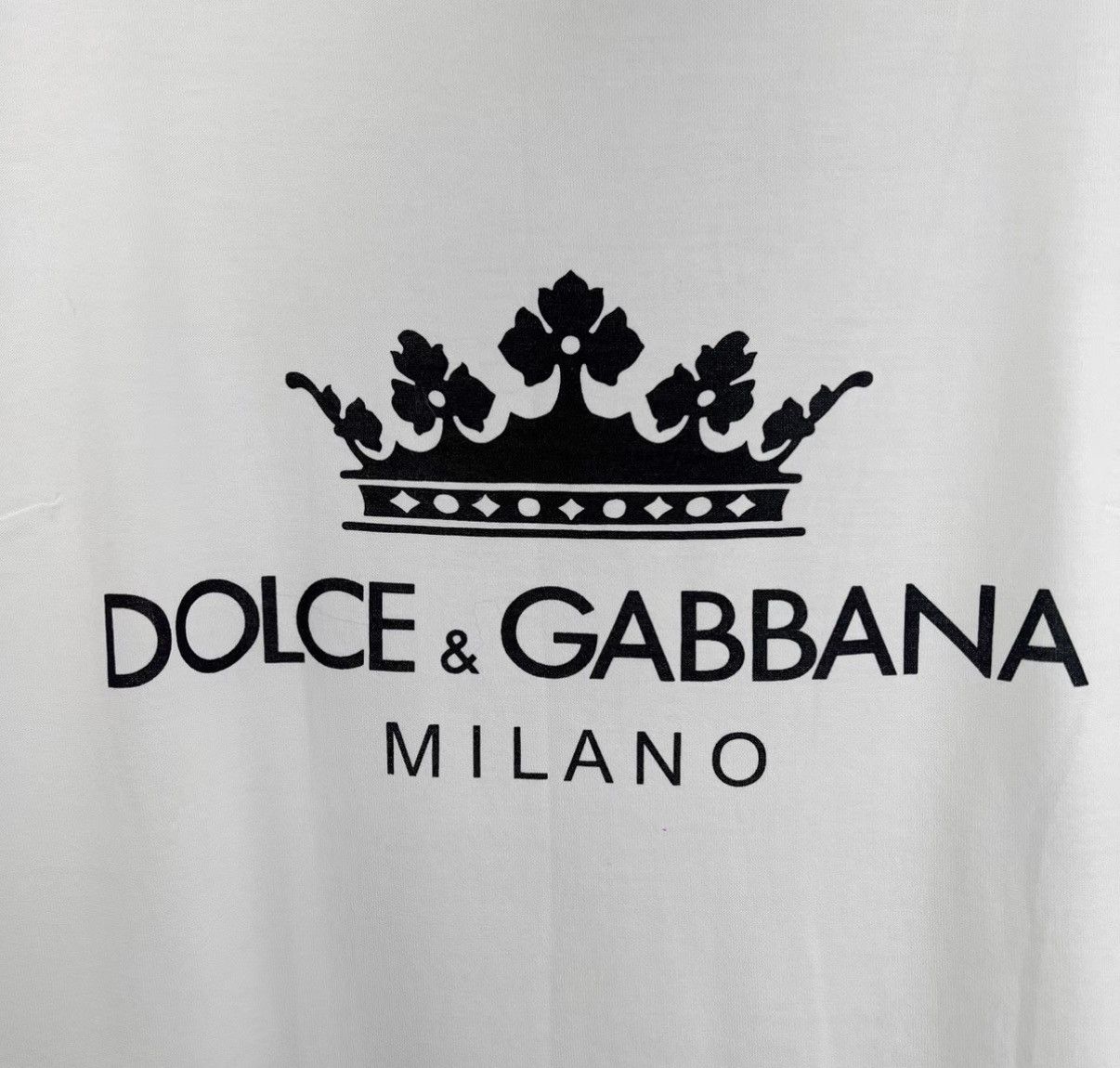Dolce & Gabbana Dolce&Gabbana DG Crown Print Logo Short Sleeve K12 Size XS / US 0-2 / IT 36-38 - 3 Thumbnail