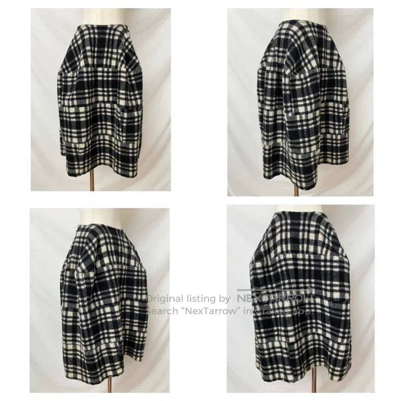 Comme des Garcons Comme Des Garcons size XS Black Plaid Skirt Size 23" - 8 Thumbnail