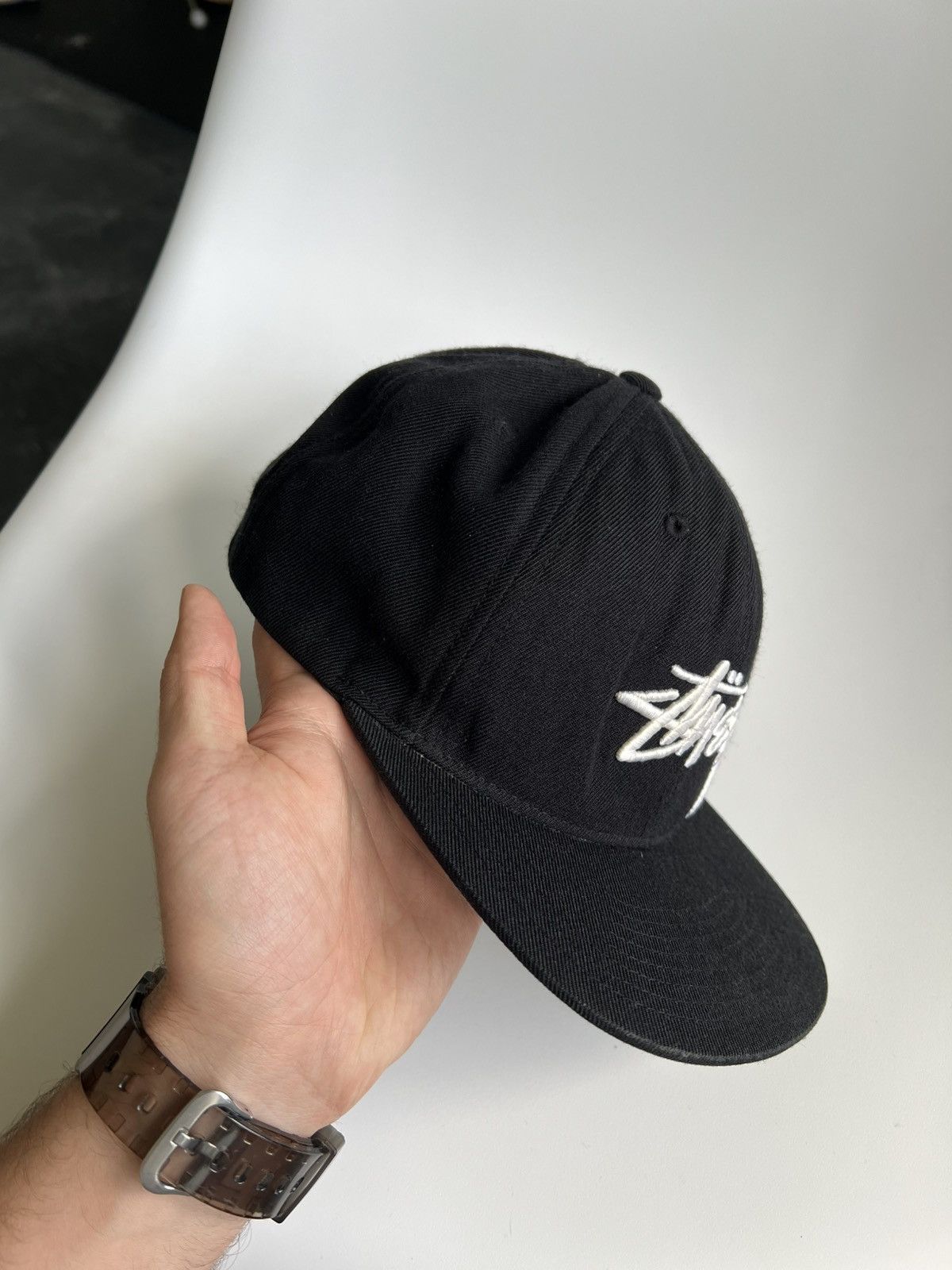 Stussy × Vintage Vintage Stussy Snapback Cap Men’s Trucker Hat Big Logo Y2K Size ONE SIZE - 18 Thumbnail