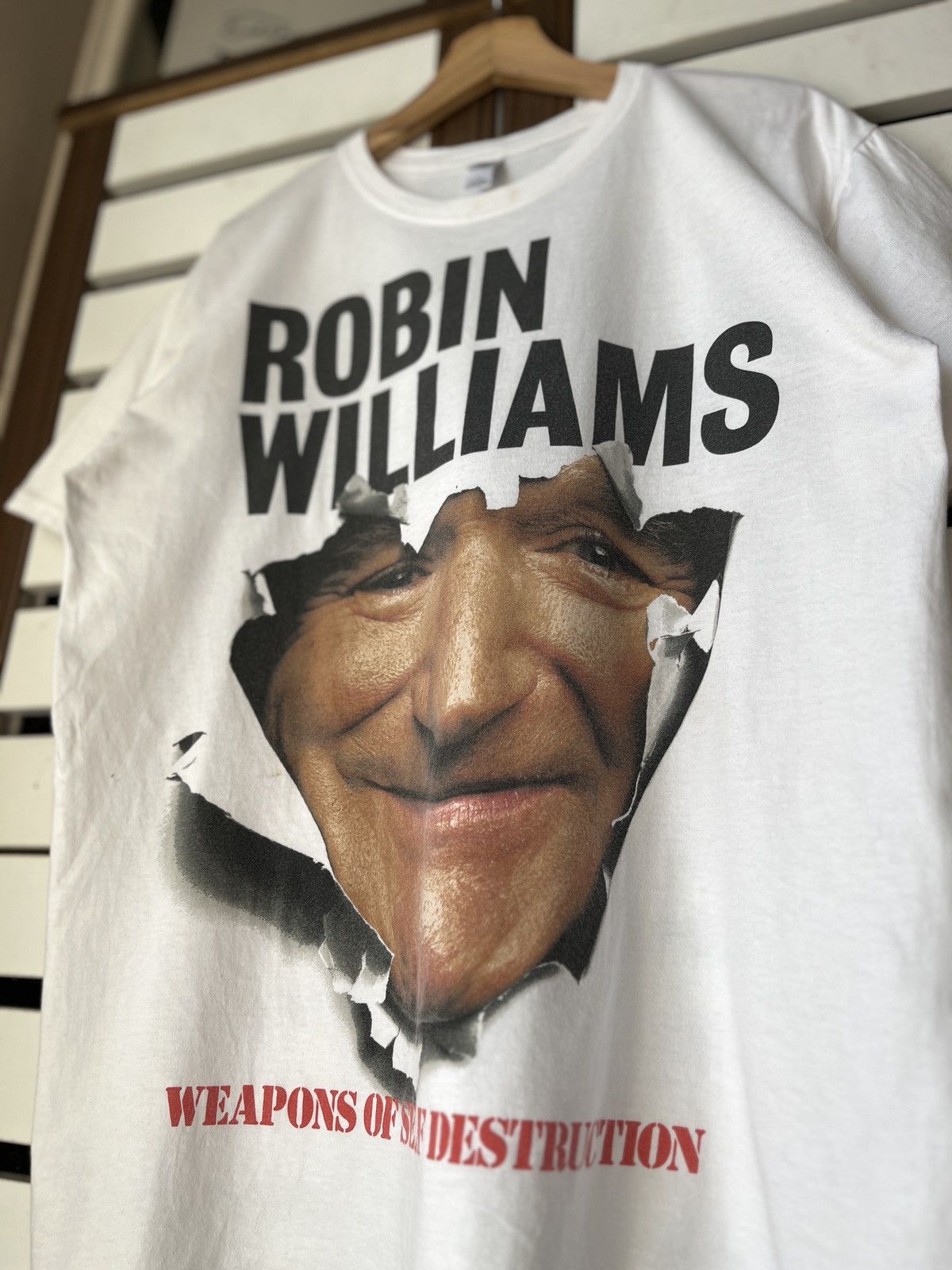 Vintage 00’s Robin Williams : Weapons Of Self Destruction Tour Size US L / EU 52-54 / 3 - 1 Thumbnail