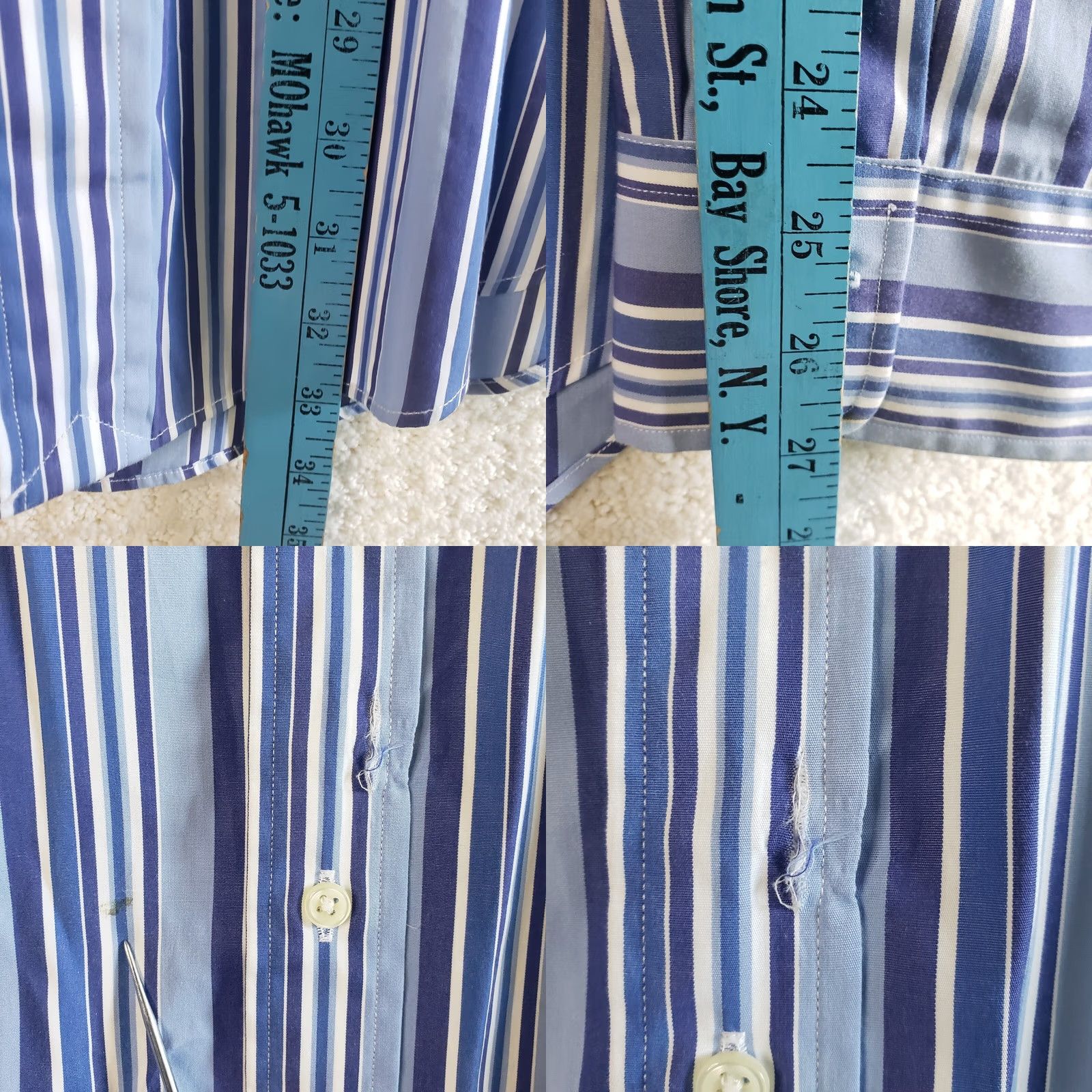Polo Ralph Lauren Polo Ralph Lauren Button-Up Shirt Purple Striped Long Sleeve Pony XXL Men’s Button-Up Shirt Regular Fit Size US XXL / EU 58 / 5 - 8 Thumbnail