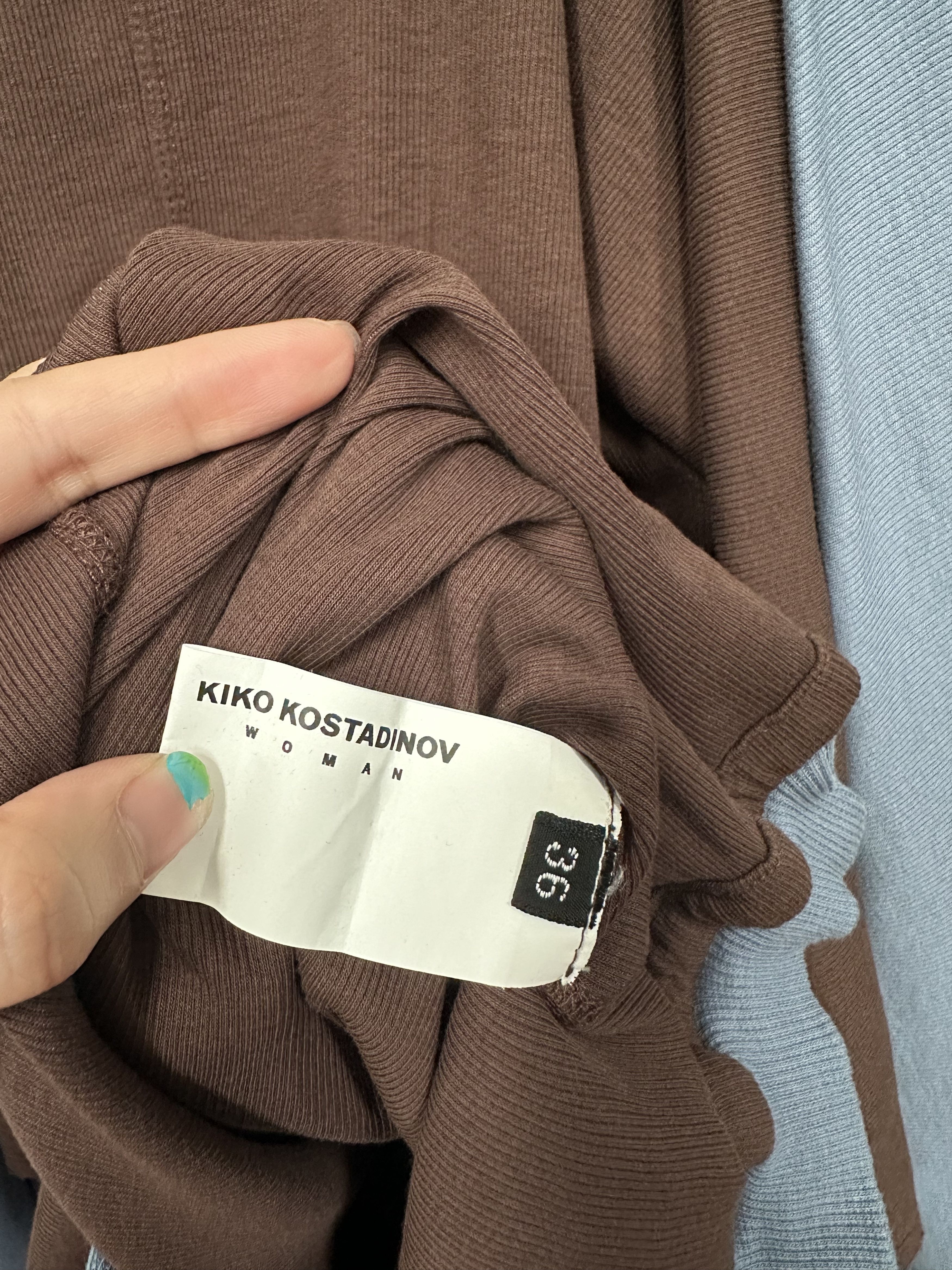 Kiko Kostadinov Kiko Kostadinov Circle Jersey Top Brown Size S / US 4 / IT 40 - 11 Thumbnail