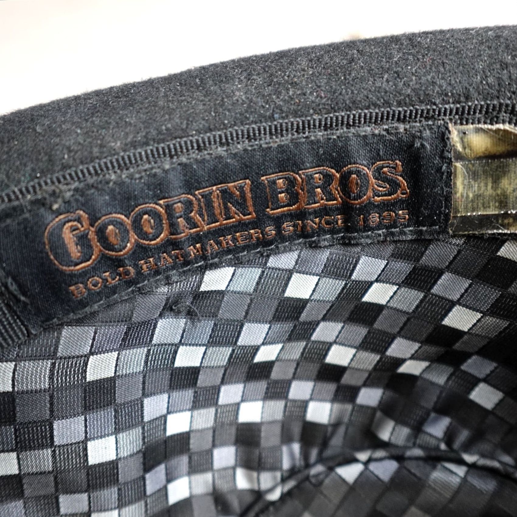 Goorin Bros. Goorin Bros Hat Fedora 2XL Black Wool 100% Felt Mens Fedora Casual Black 2XL Winter Spring 2XL Mens Size ONE SIZE - 6 Thumbnail