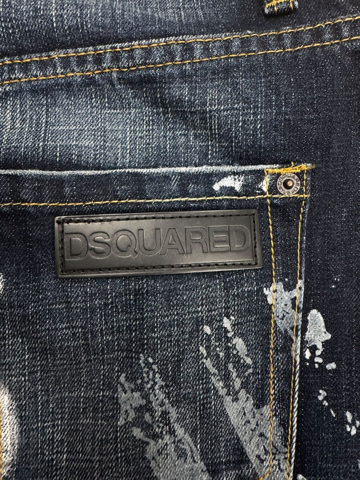 Dsquared2 Daquared Denim Mini Skirt Logo size XS Distressed Size 26" / US 2 / IT 38 - 20 Thumbnail