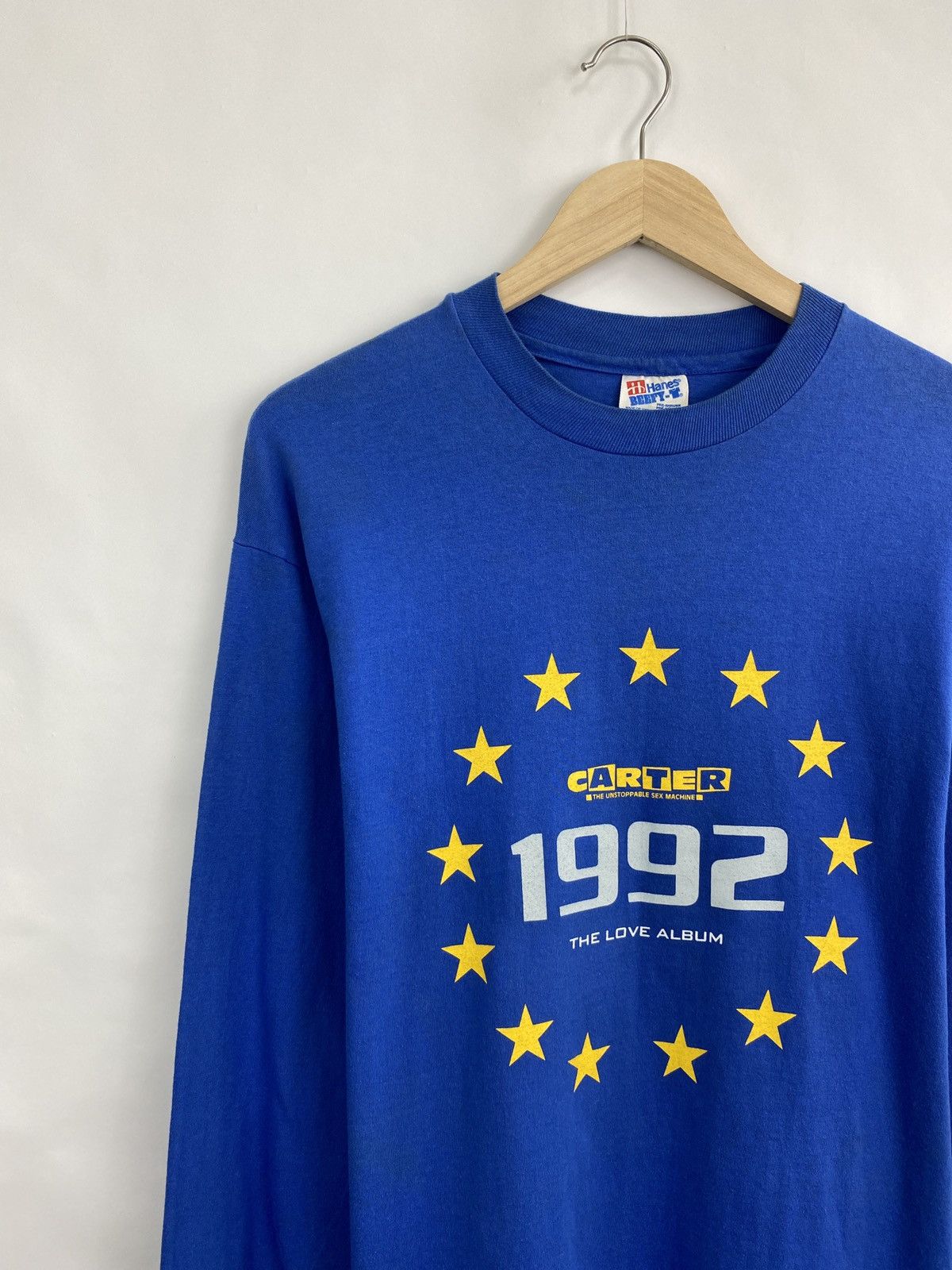 Hanes Vintage 1992 Charter The Love Album Peace Long Sleeve Y2K Size US L / EU 52-54 / 3 - 2 Thumbnail