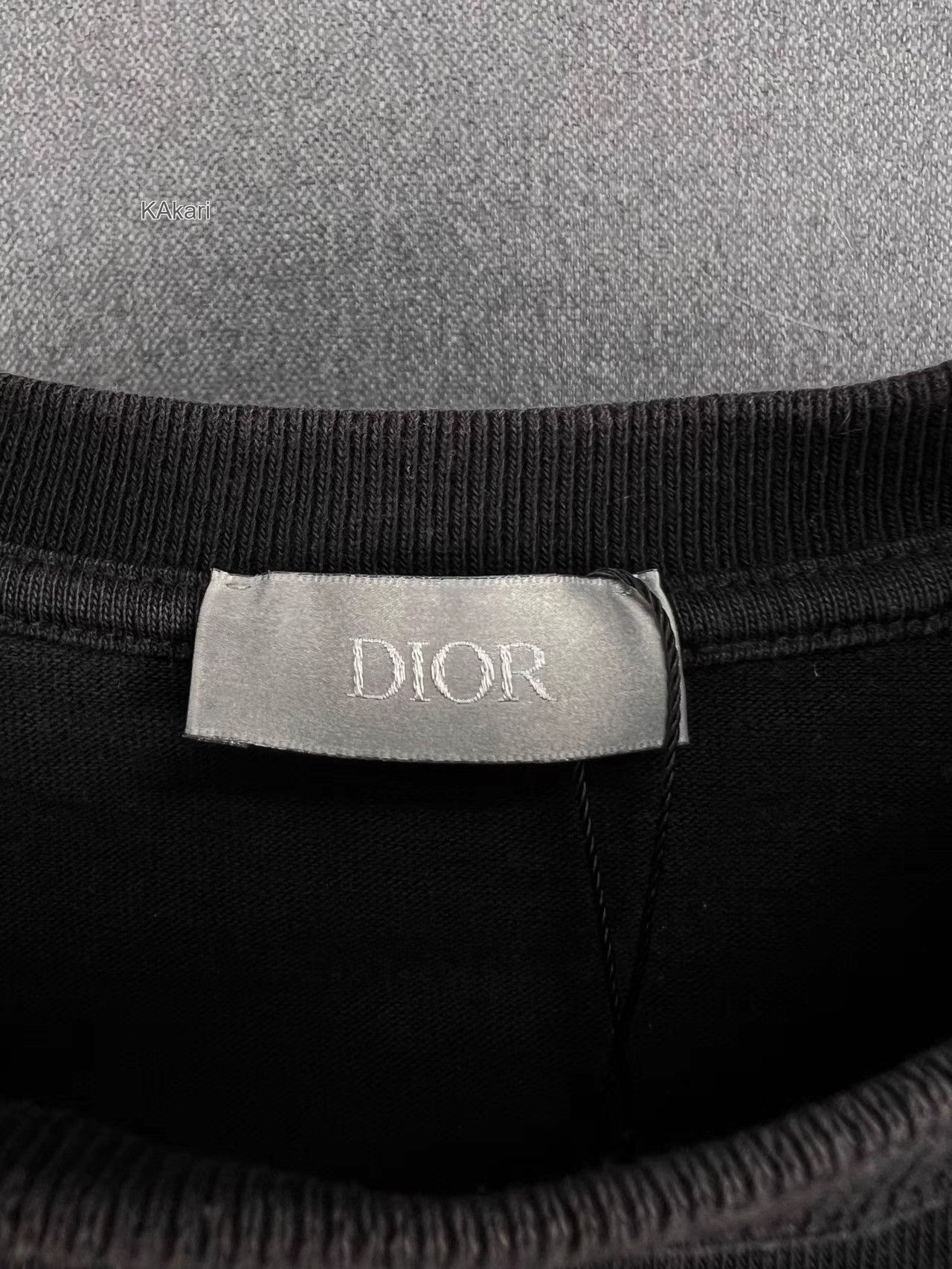 Dior Black Short Sleeve T-Shirt with CD Logo Size US L / EU 52-54 / 3 - 4 Thumbnail