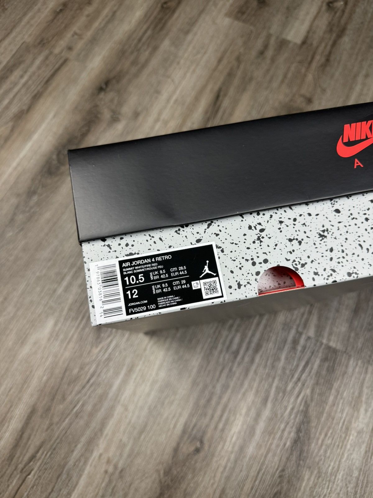 Jordan Brand Jordan 4 Retro White Cement (2025) Size 10.5 Size US 10.5 / EU 43-44 - 8 Thumbnail