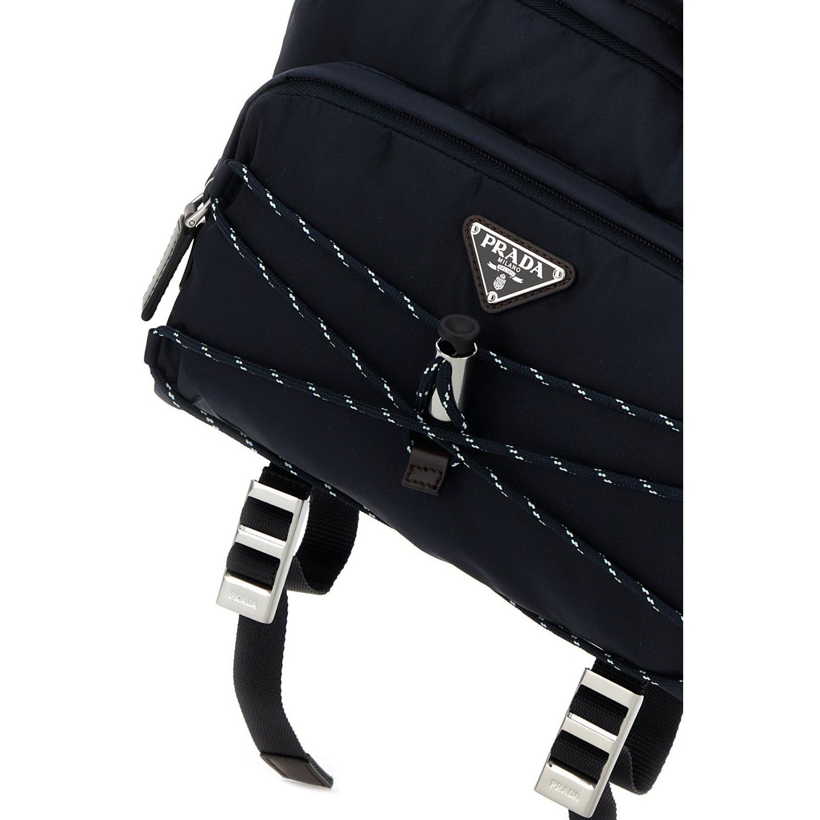 Prada PRADA $2800 Navy Speedrock Shoulder Bag Bag New & Authentic Size ONE SIZE - 4 Thumbnail