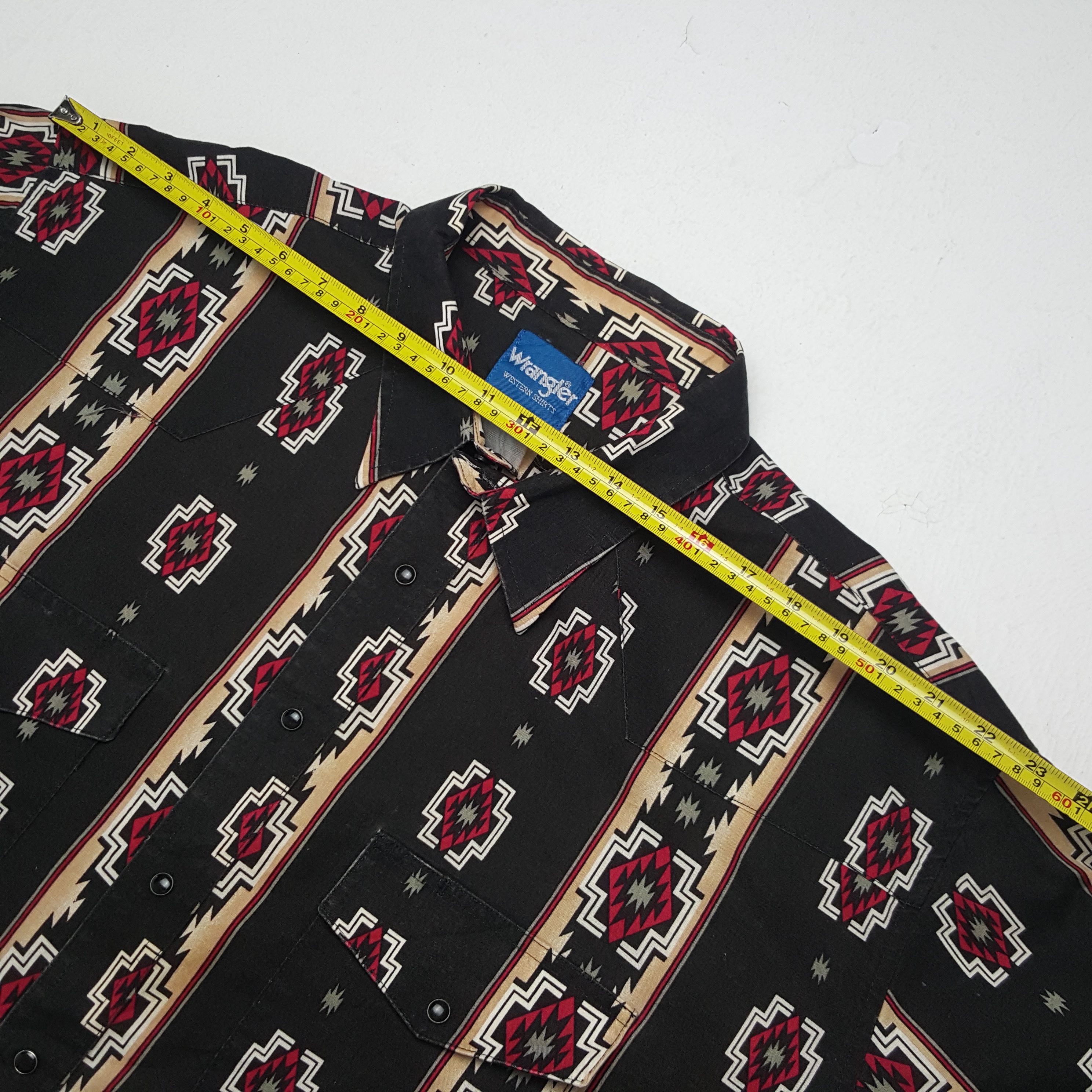 Vintage × Wrangler Vintage Wrangler Hawaii Style Button Up Shirt Size US XXL / EU 58 / 5 - 5 Thumbnail