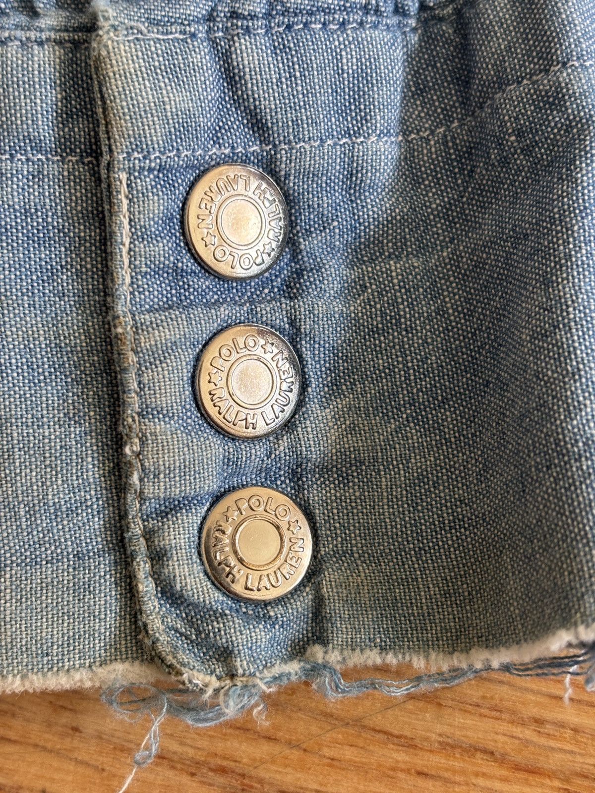 Polo Ralph Lauren Vintage Polo Ralph Lauren Denim Western Button Down Shirt Size US S / EU 44-46 / 1 - 8 Thumbnail