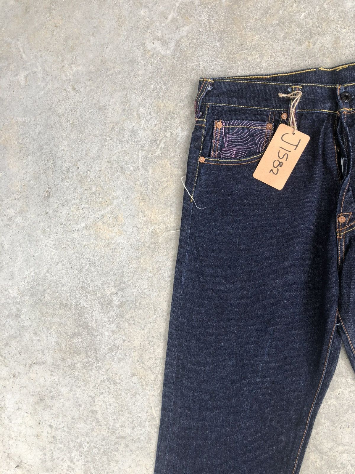 RMC Jeans Red Monkey Company Embroidered Naked Size US 32 / EU 48 - 4 Thumbnail