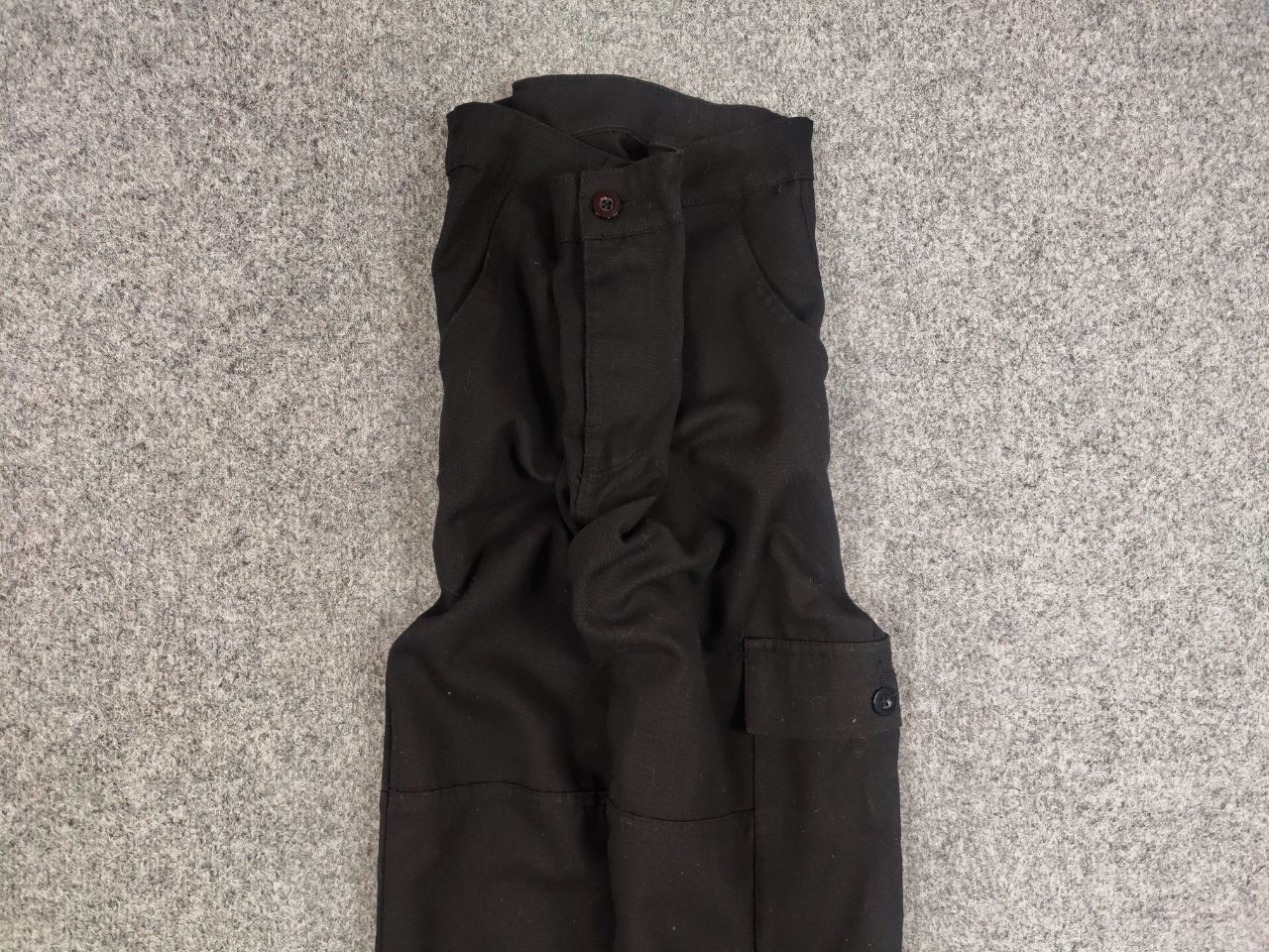Japanese Brand Vintage 90's Japanese Baggy Black Pocket Cargo Pants Size US 36 / EU 52 - 7 Thumbnail