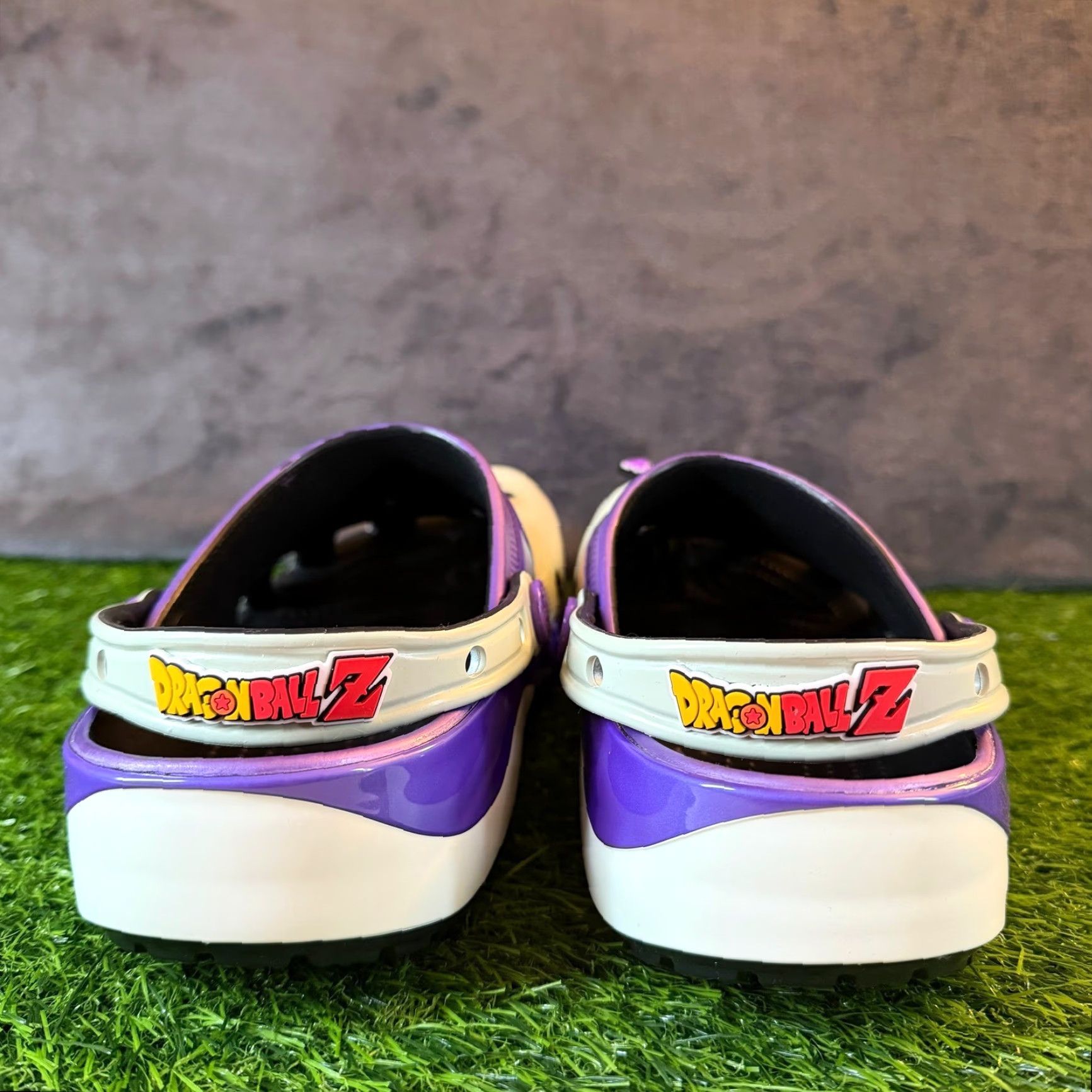 Crocs VINTAGE Dragon Ball Z Crocs Classic Clogs Purple Light Green Mens 10 Jibbitz Size US 10 / EU 43 - 5 Thumbnail