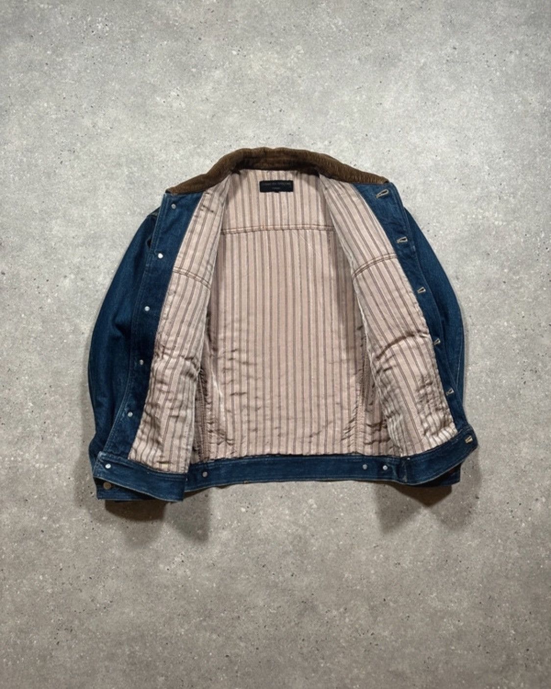 Comme des Garcons × Comme des Garcons Homme × Comme des Garcons Homme Plus RARE CDG DENIM JACKET FIT L Size US M / EU 48-50 / 2 - 2 Thumbnail