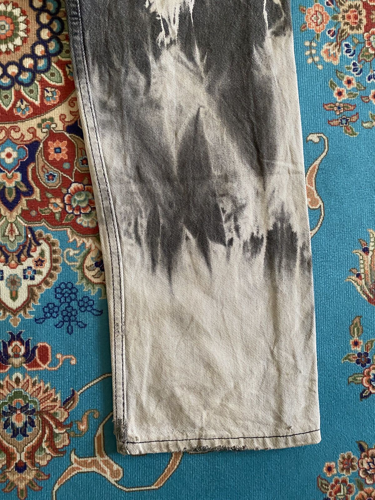 Levi's Vintage Levi’s 501 Distressed Acid Wash Denim Size US 30 / EU 46 - 11 Thumbnail