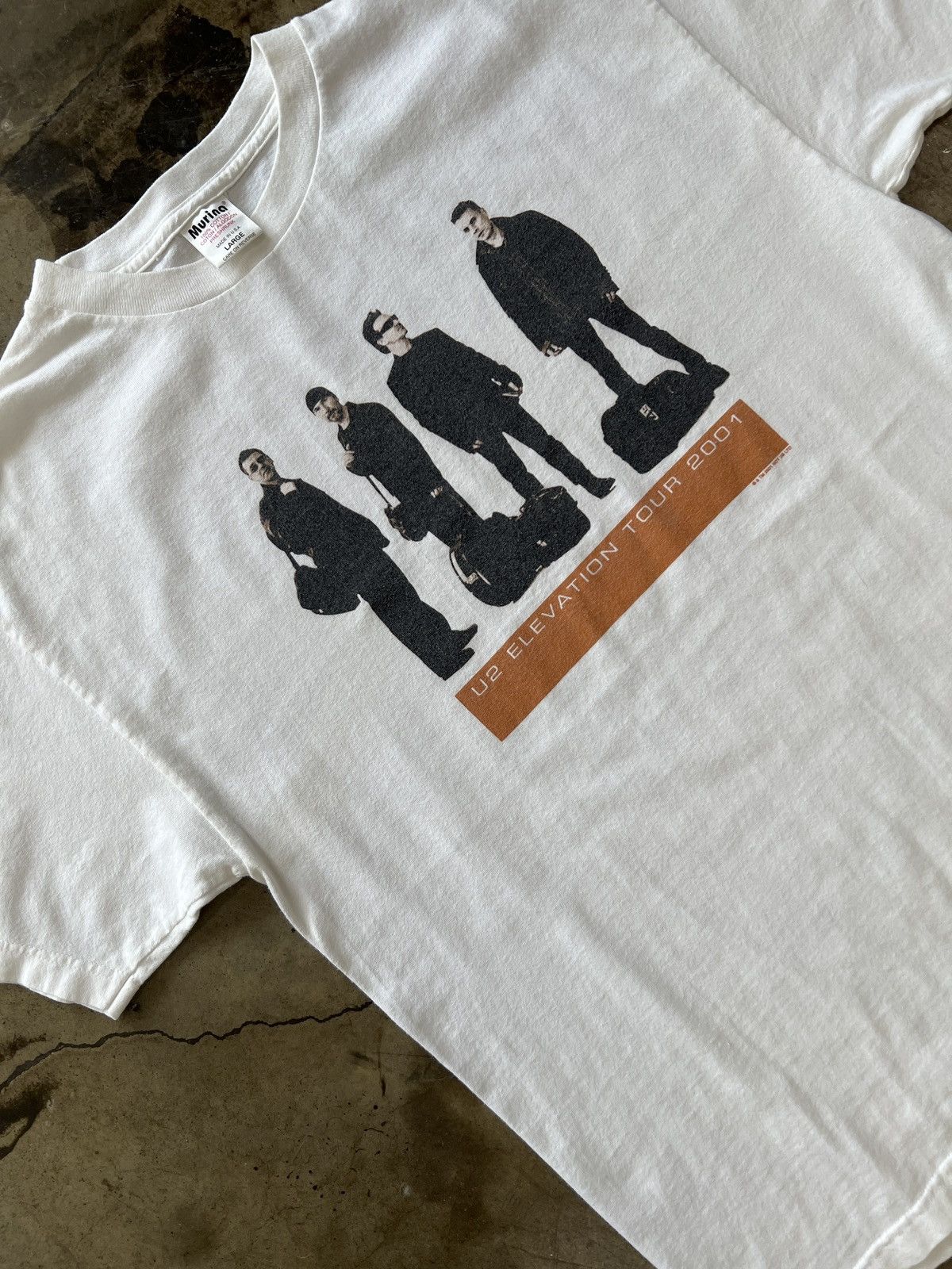 Band Tees × Vintage Vintage U2 Elevation Tour 2001 Tee Sz. Large Size US L / EU 52-54 / 3 - 1 Thumbnail