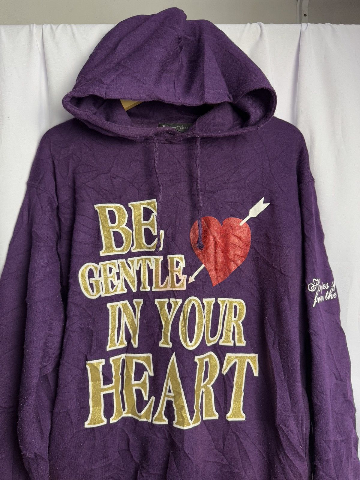Beauty Beast × Hysteric Glamour × Japanese Brand 2000s "Be Gentle In Your Heart" Beaumont Carr Hoodie Size US L / EU 52-54 / 3 - 3 Thumbnail