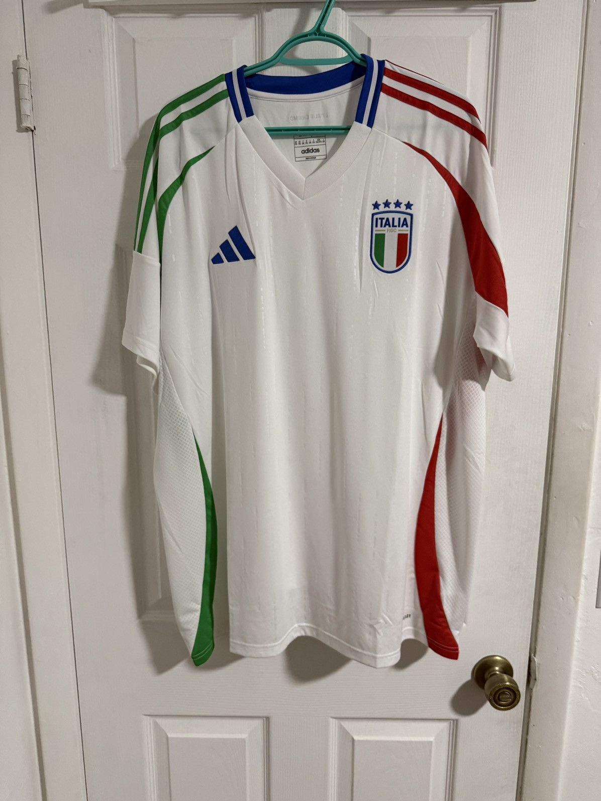 Adidas 2024 Adidas Italy jersey Size US XXL / EU 58 / 5 - 1 Thumbnail