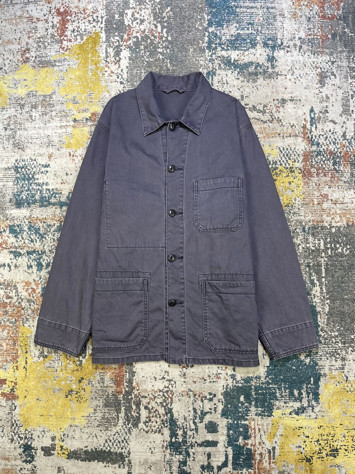 Japanese Brand Uniqlo Utility Workwear Chore Jacket Size US L / EU 52-54 / 3 - 2 Thumbnail
