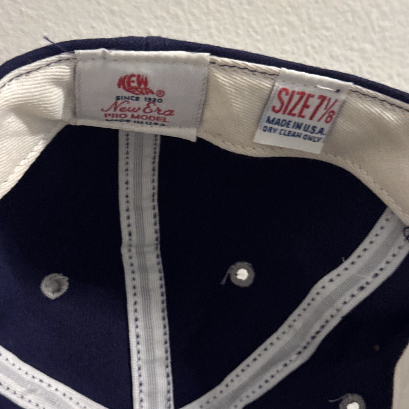 New Era VINTAGE 90s New Era Baseball Hat Fletcher High School Senators Pro Model 7 1/8 Purple Men Hats Size ONE SIZE - 8 Thumbnail