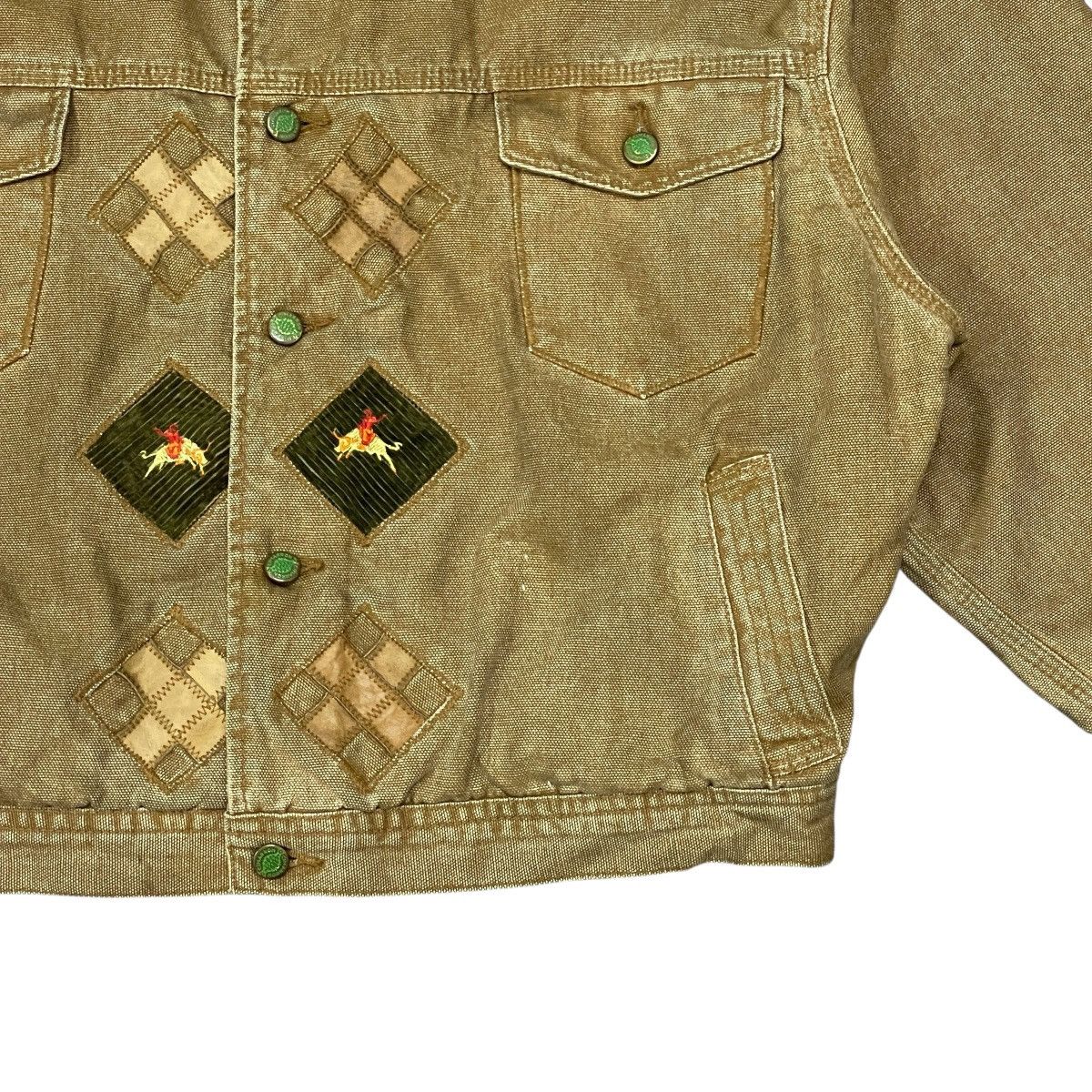 Vintage Vintage Cimarron Embroidered Denim Jacket Southwestern Style Size US L / EU 52-54 / 3 - 3 Thumbnail