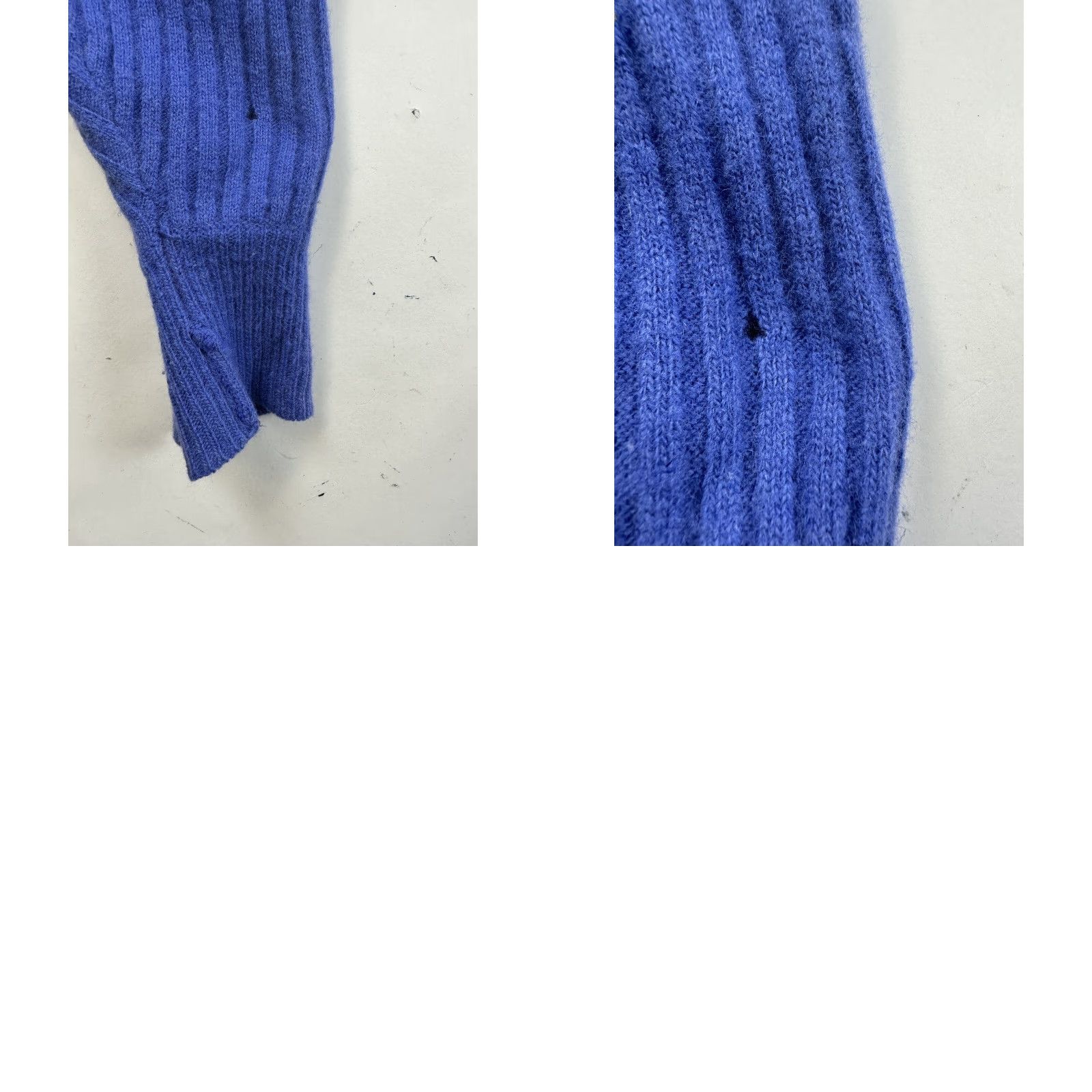 Vintage VINTAGE Christian Aujard Cardigan Sweater Women’s Medium Blue Wool Blend Paris Size M / US 6-8 / IT 42-44 - 8 Thumbnail