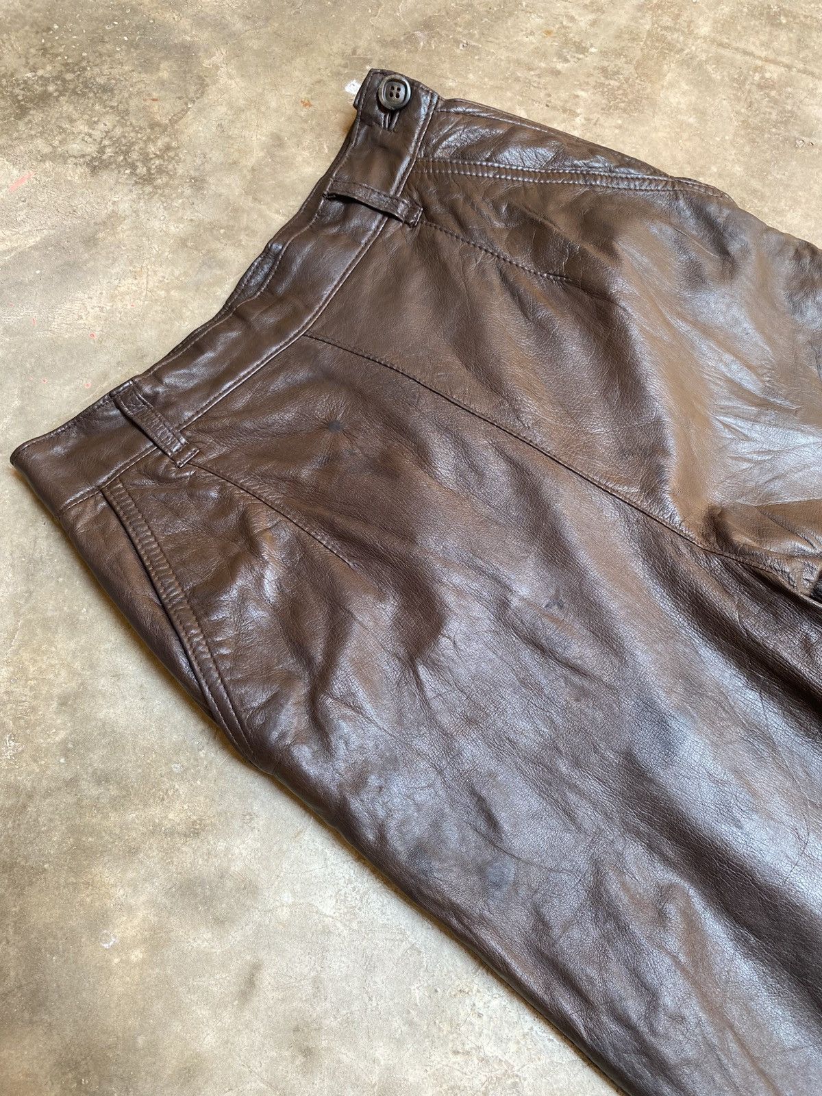 Issey Miyake Vintage Issey Miyake Suede Pant Size 24" / US 00 / IT 34 - 7 Thumbnail