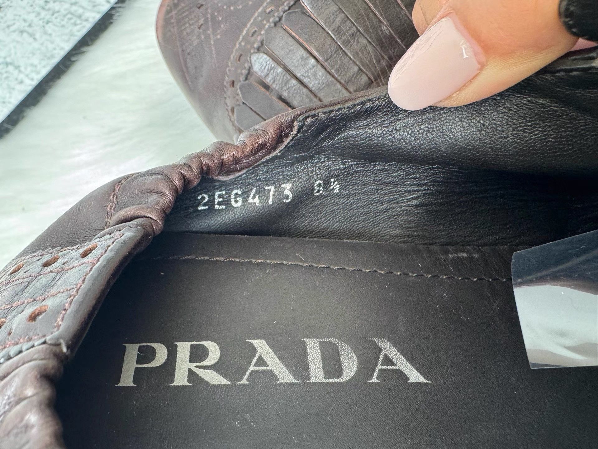 Prada Prada 25SS Runway Shuffle Fringe Antiqued Brogue Loafers K36 Size US 8.5 / EU 41-42 - 5 Thumbnail