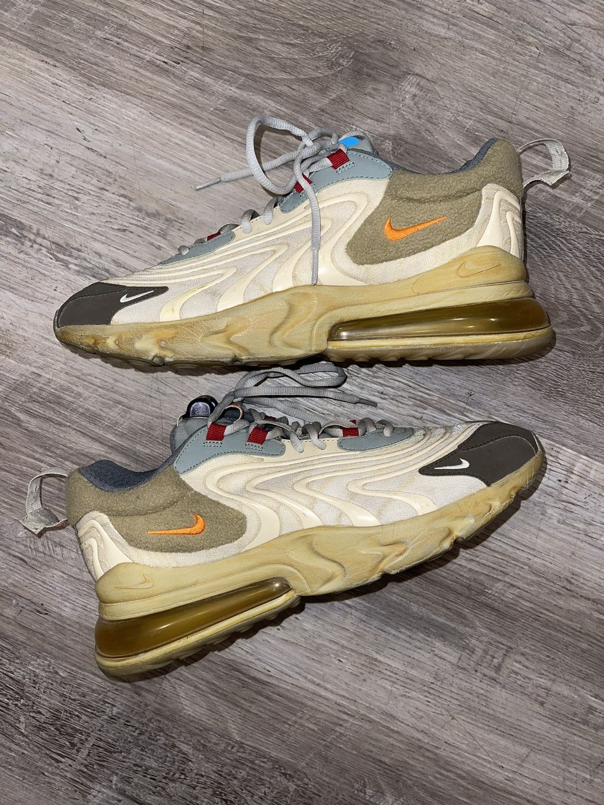 Nike  Travis Scott Travis Scott x Nike Air Max 270 React Cactus Trails Sz  10.5 | Grailed
