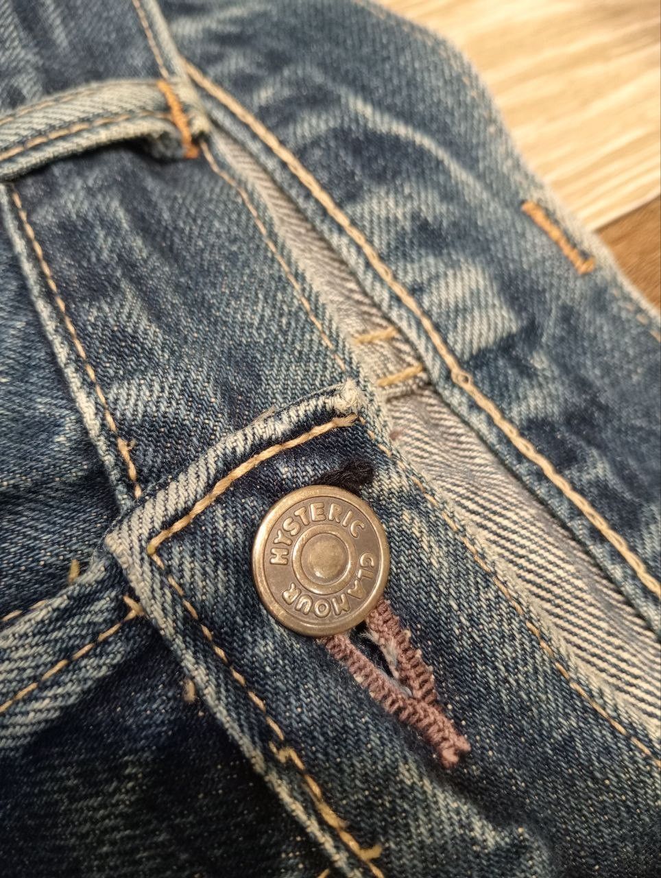 Hysteric Glamour VINTAGE HYSTERIC GLAMOUR KINKY BLUE DENIM SELVEDGE PANTS Size US 32 / EU 48 - 8 Thumbnail