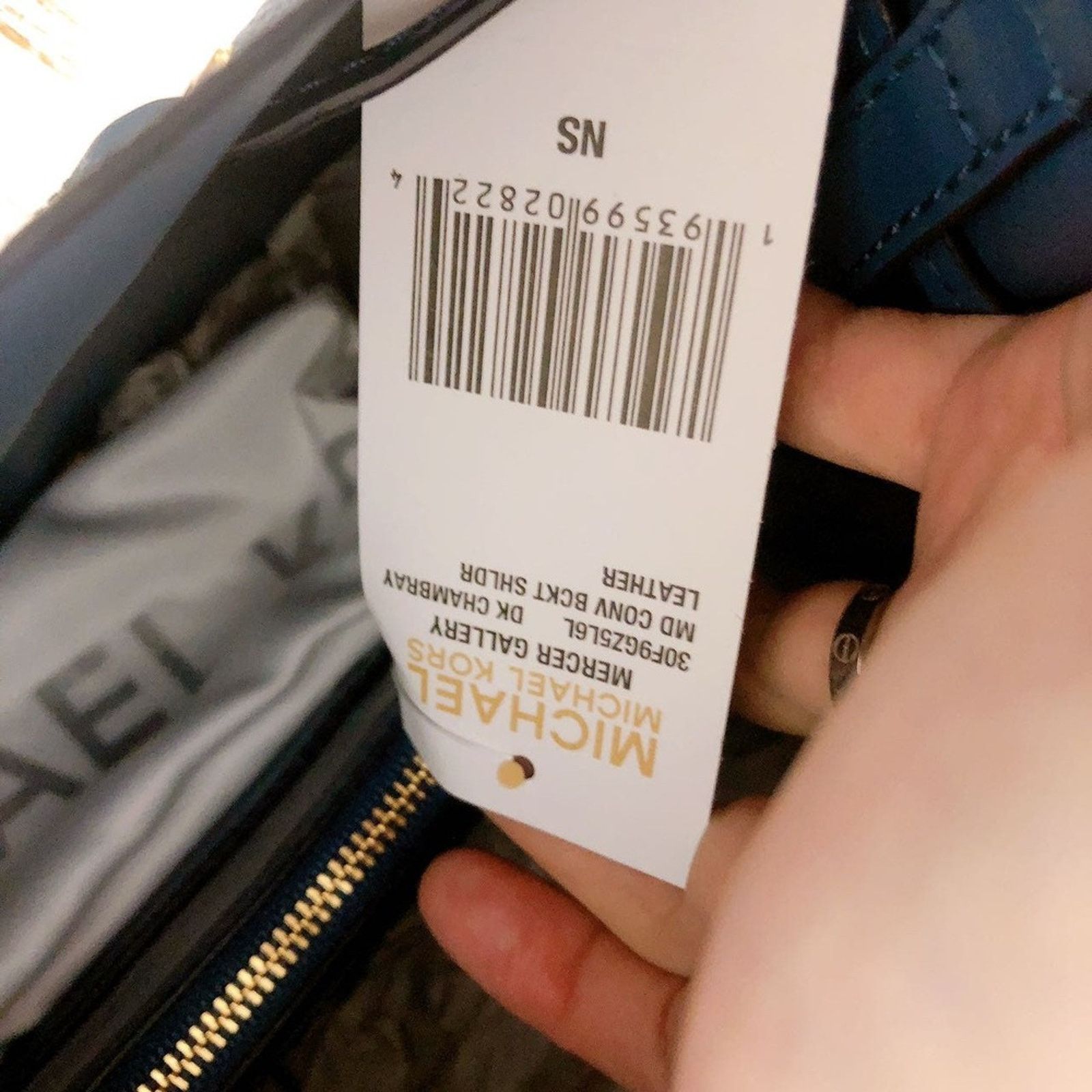 Michael Kors Michael Kors 30F9GZ5L6L Mercer Gallery Medium IN Chambray Size ONE SIZE - 8 Thumbnail