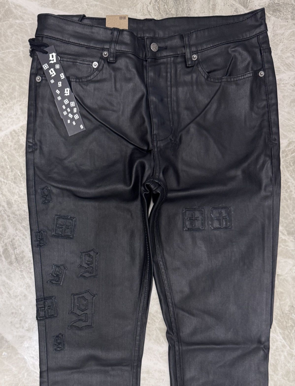 999 Club × Ksubi Chitch 999 Black Wax Size US 32 / EU 48 - 1 Thumbnail