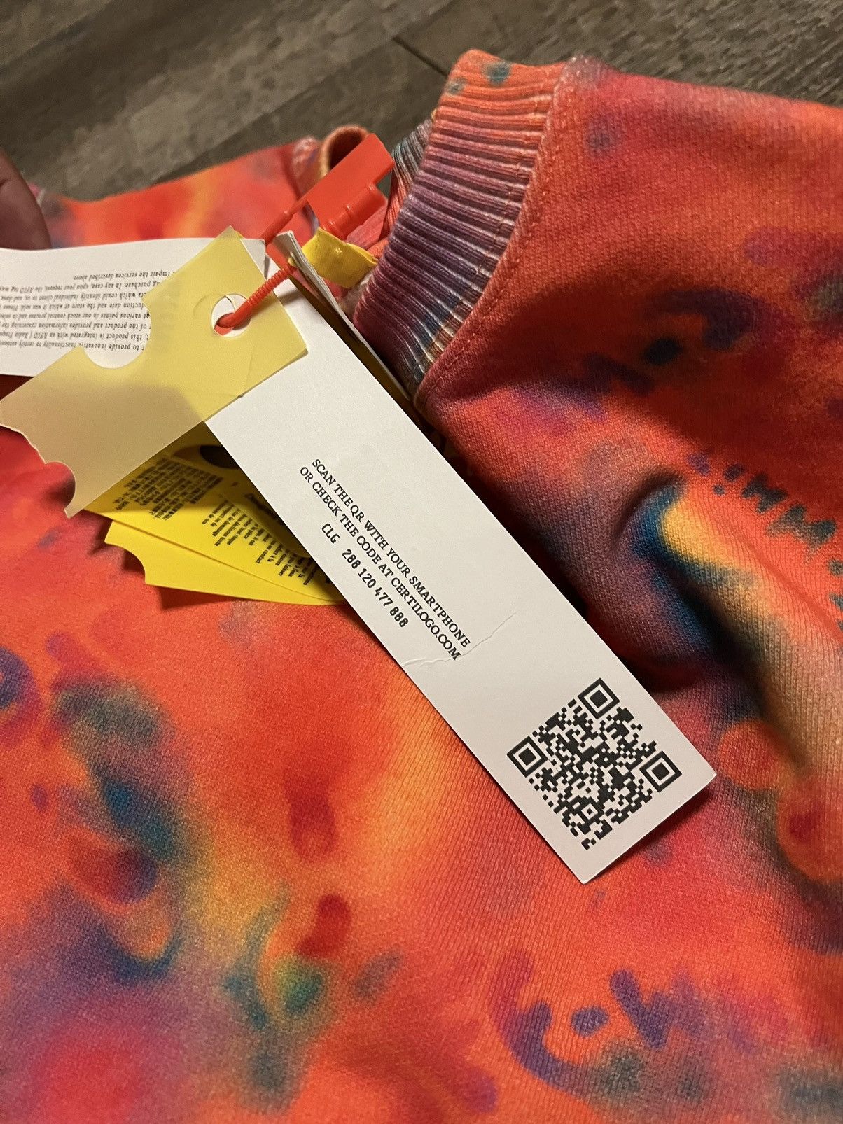 Off-White Off-White Kids Virgil Abloh Tie Dye Sweater Skirt Size 8 Size XXS / US 00 / IT 34 - 13 Thumbnail