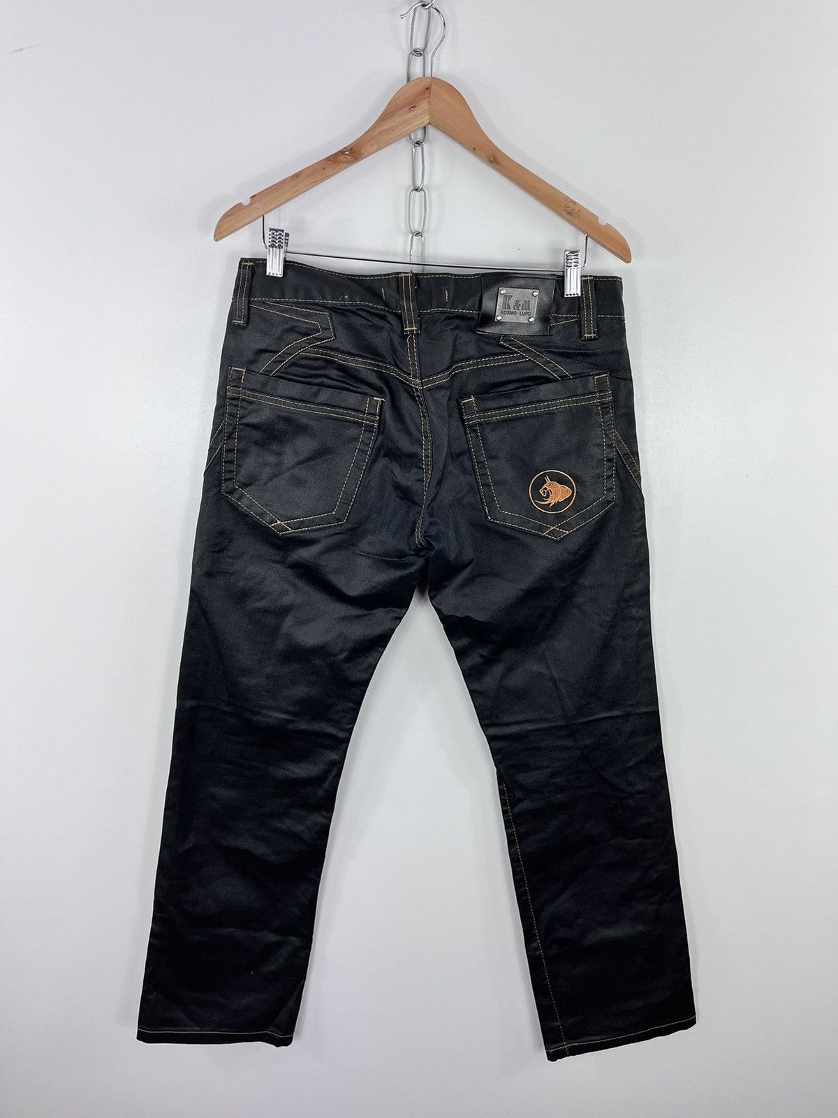 Japanese Brand Kosmo & Lupo Jeans Denim Pants Japanese Style Black Size 31 Size US 31 - 2 Thumbnail