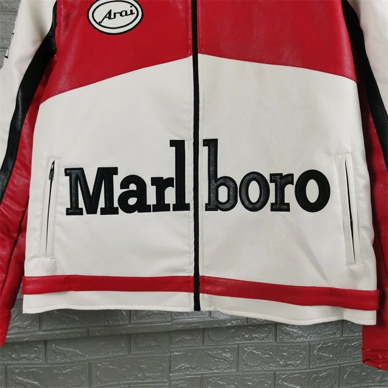 Marlboro Vintage Marlboro racing jacket size L big logo Size US L / EU 52-54 / 3 - 8 Thumbnail