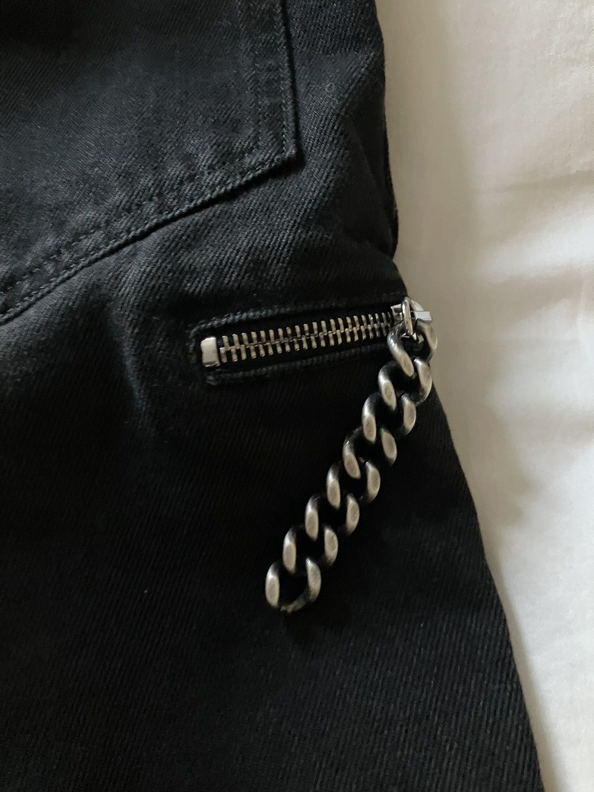 Raf Simons Raf Simons Cropped Denim Pants With Zipped Pocket Size US 32 / EU 48 - 5 Thumbnail