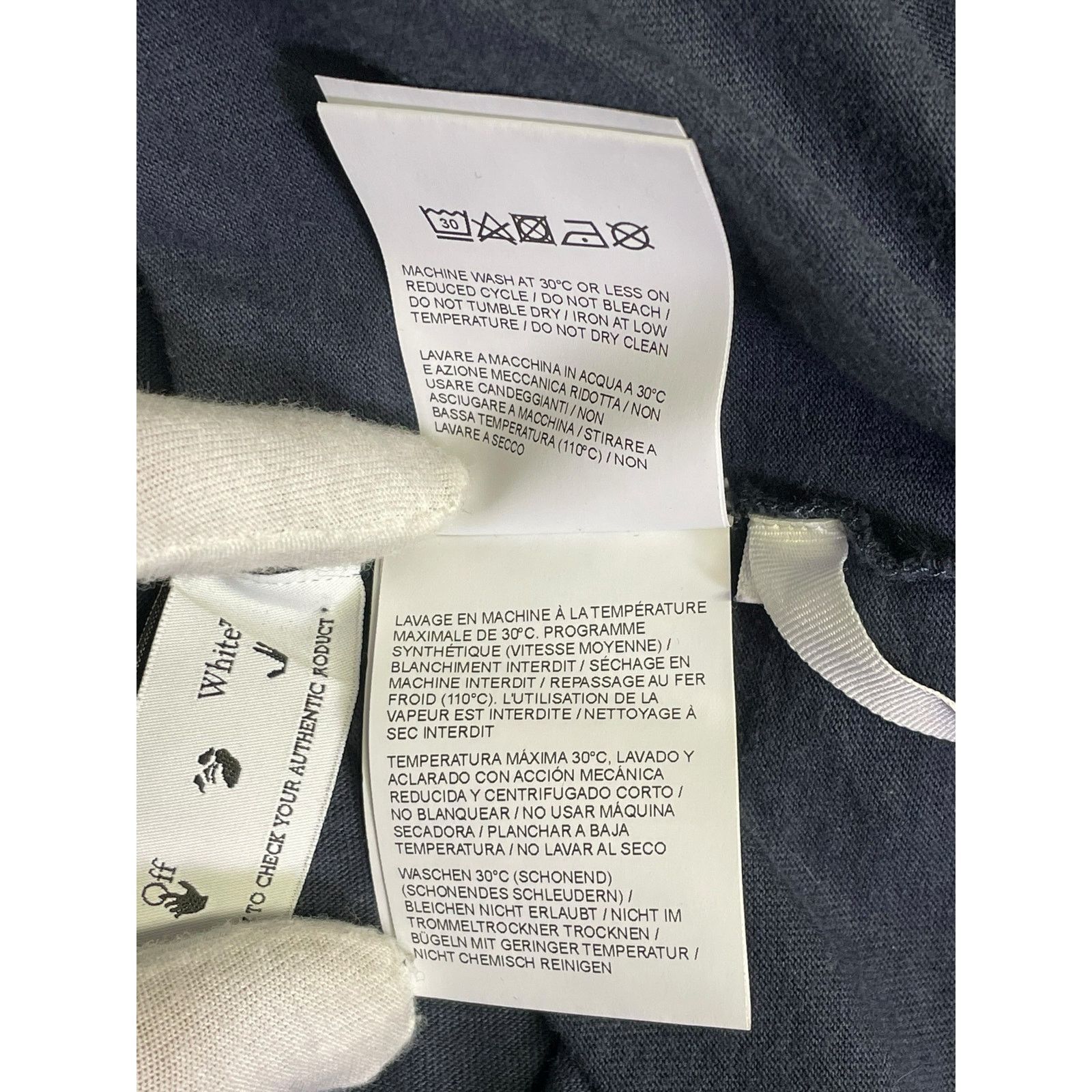 Off-White Off-White Degrade Thunder Outerspace Light Slim Graphic Tee Size US L / EU 52-54 / 3 - 9 Thumbnail