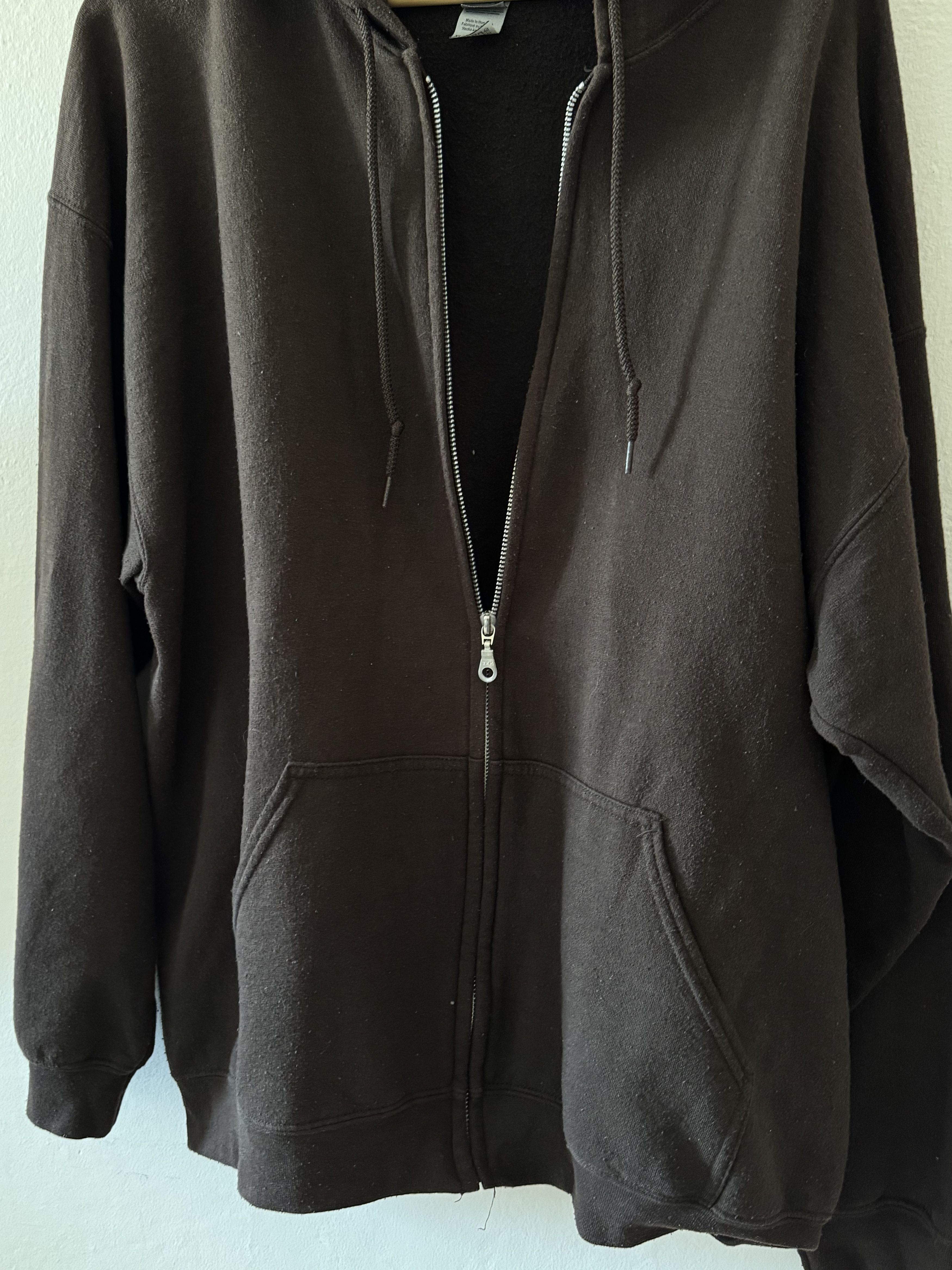 Gildan Gildan Brown Zip Up Size US XL / EU 56 / 4 - 2 Thumbnail