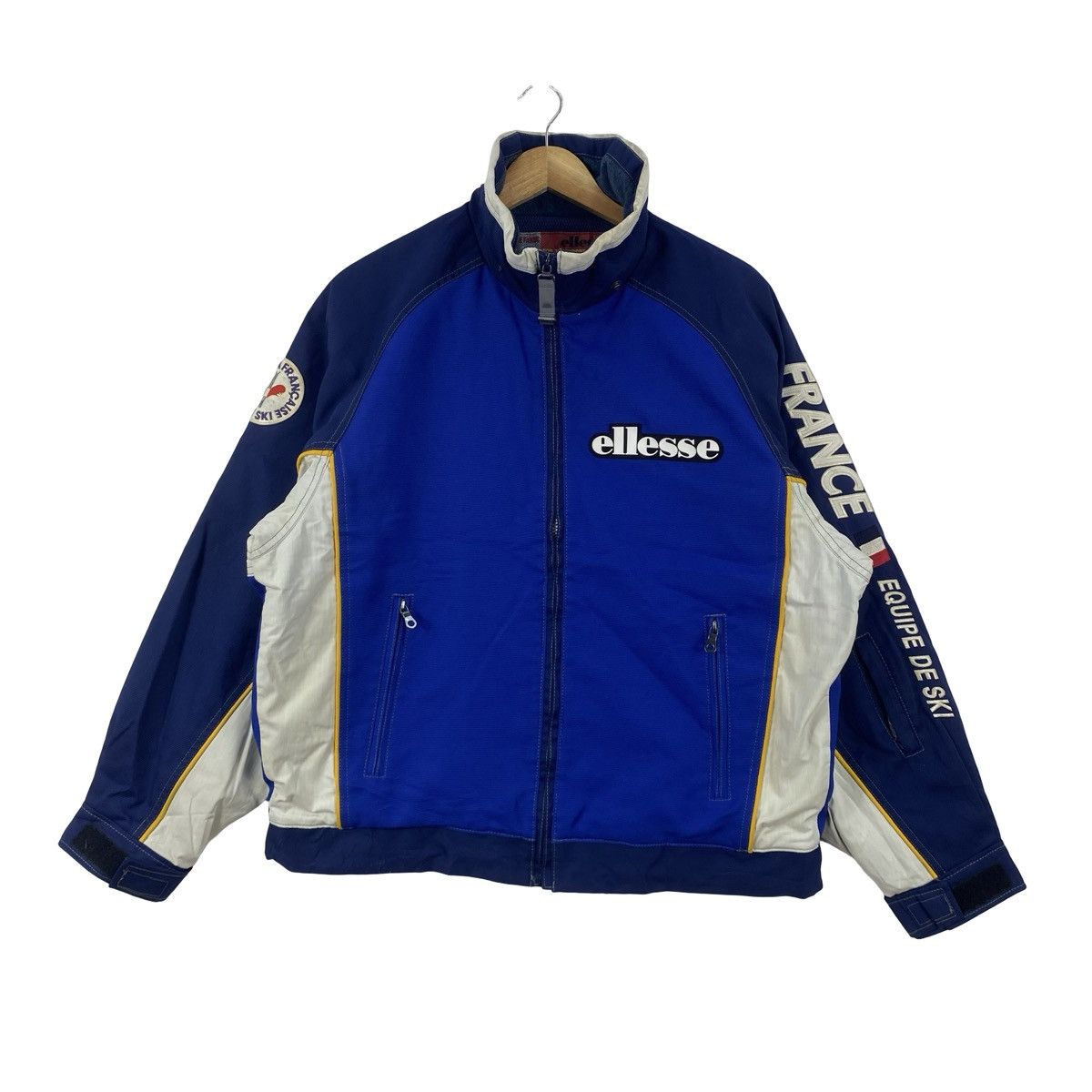 Ellesse Vintage ELLESSE FRANCE EQUIPE De Ski Breathable Fabric Ski Size US L / EU 52-54 / 3 - 3 Thumbnail