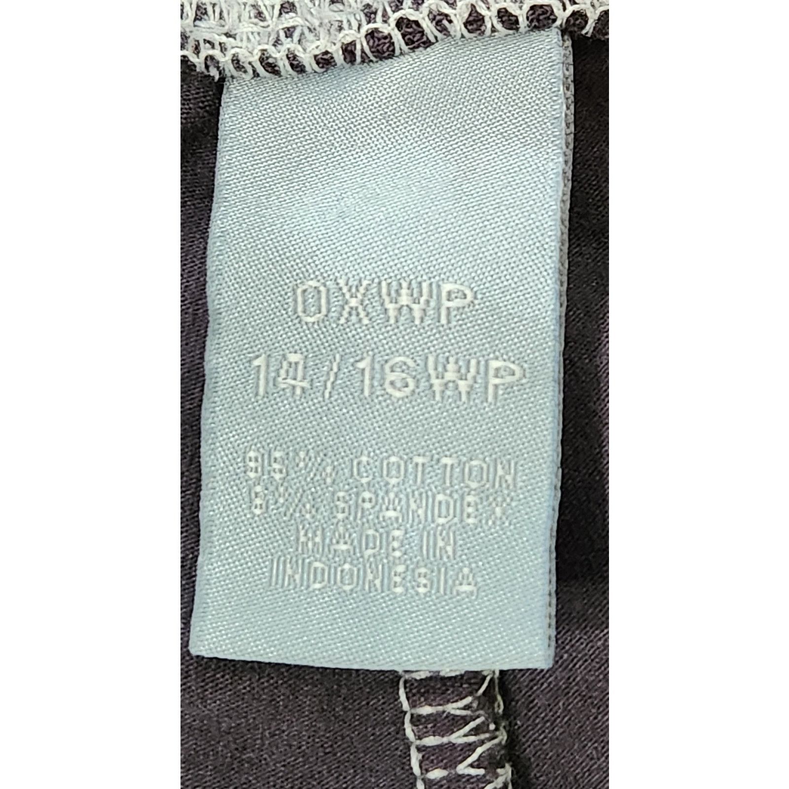 Other Suprema Black Faded Cropped Pull On Pants 0XWP 14/16WP Size 34" / US 12 / IT 48 - 5 Thumbnail