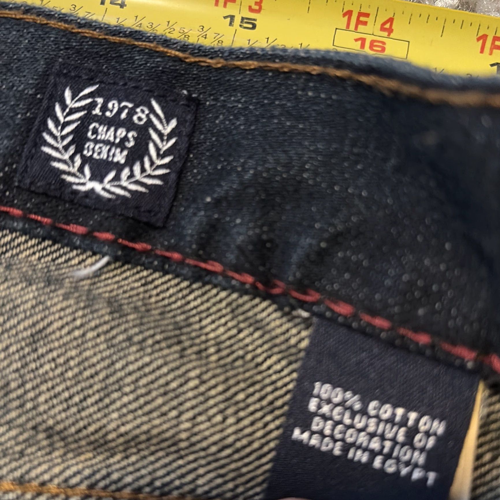 Chaps Chaps Ralph Lauren Jeans Dark Wash Relaxed Fit 38x30 Denim Men Blue Size US 38 / EU 54 - 6 Thumbnail