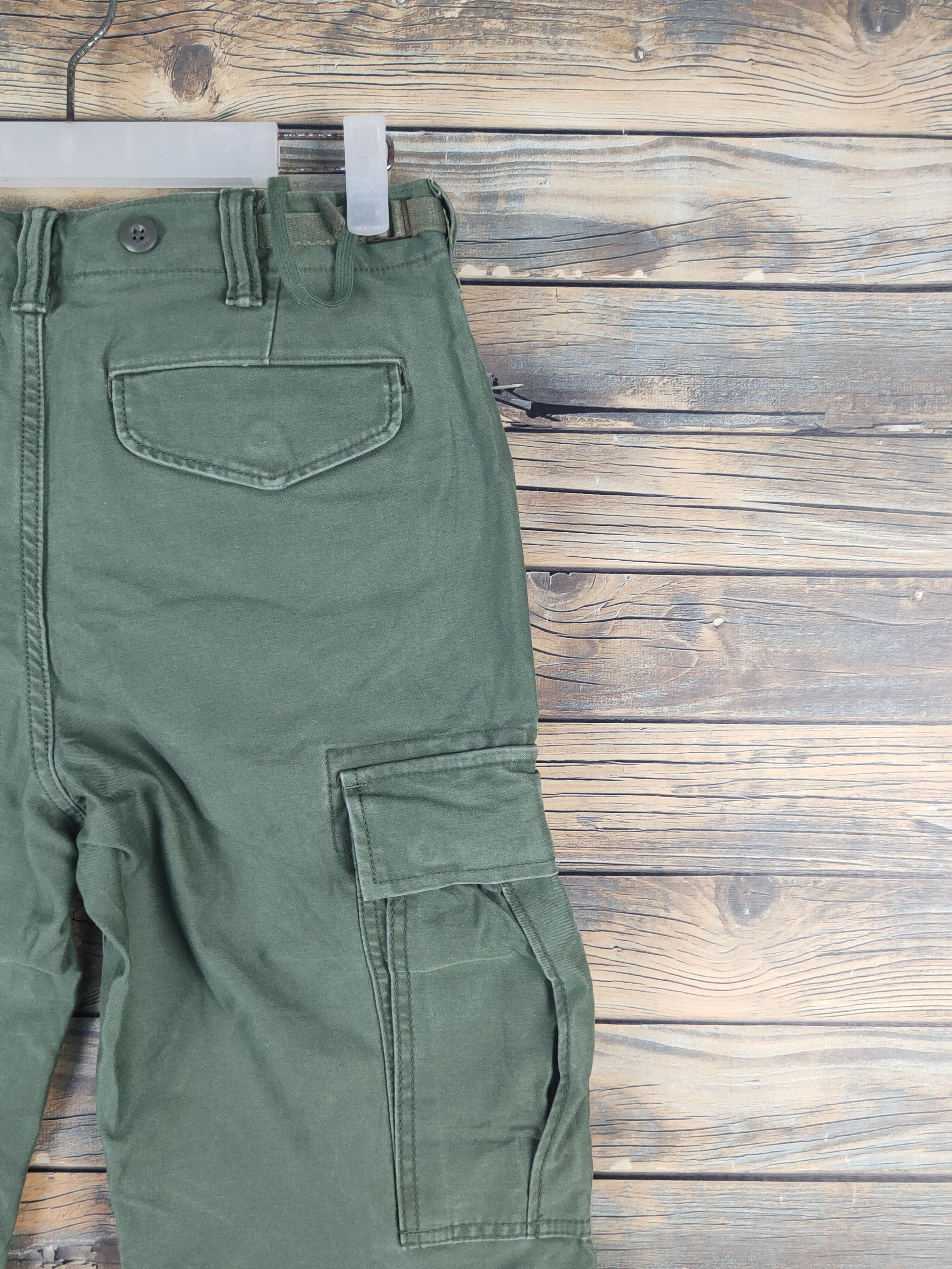 Japanese Brand DL Gap Green Multipocket Tactical Cargo Pants #1576 Size US 29 - 10 Thumbnail