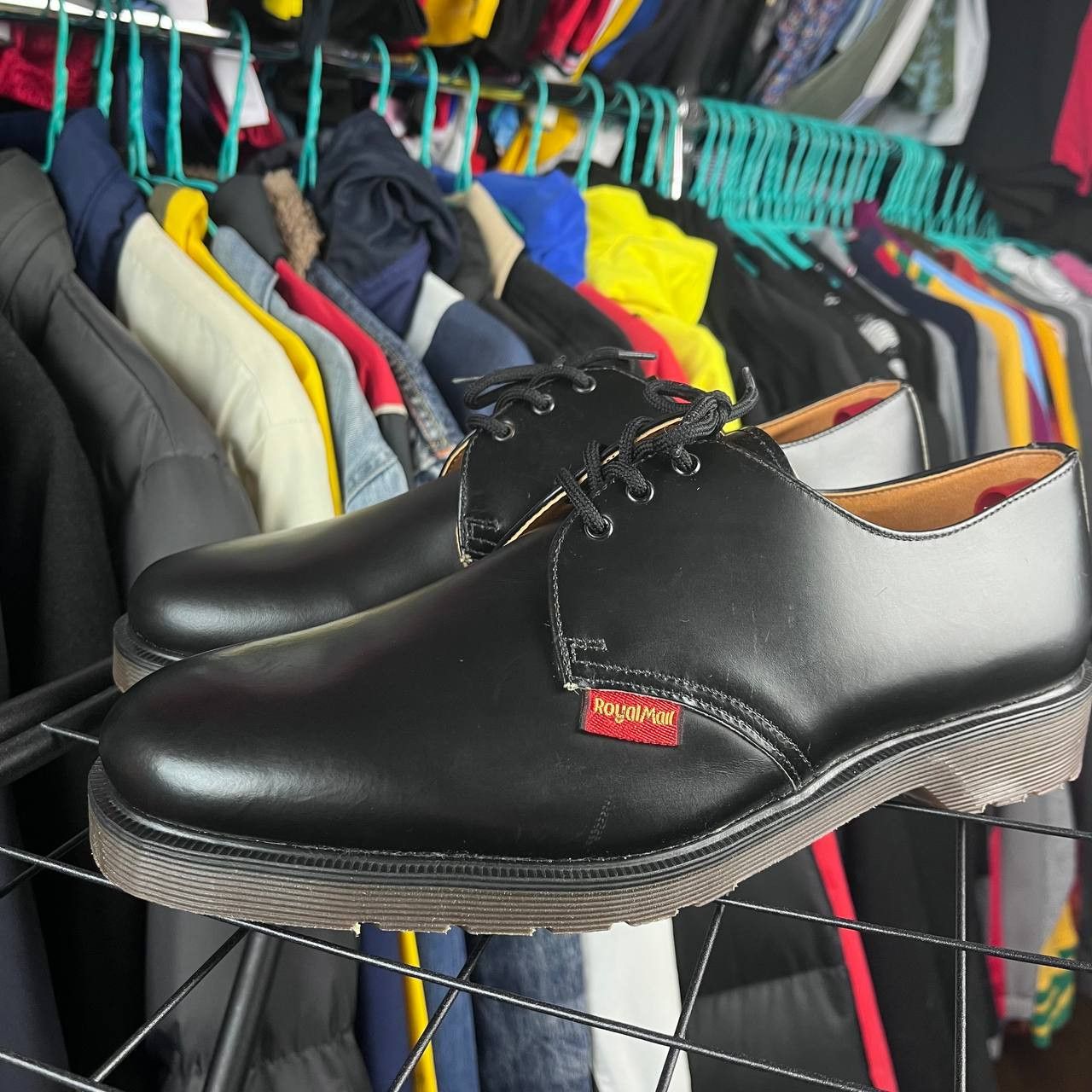 Dr. Martens RARE Dr Martens Royal Mail One In A Million Leather Shoes Size US 10 / EU 43 - 4 Thumbnail