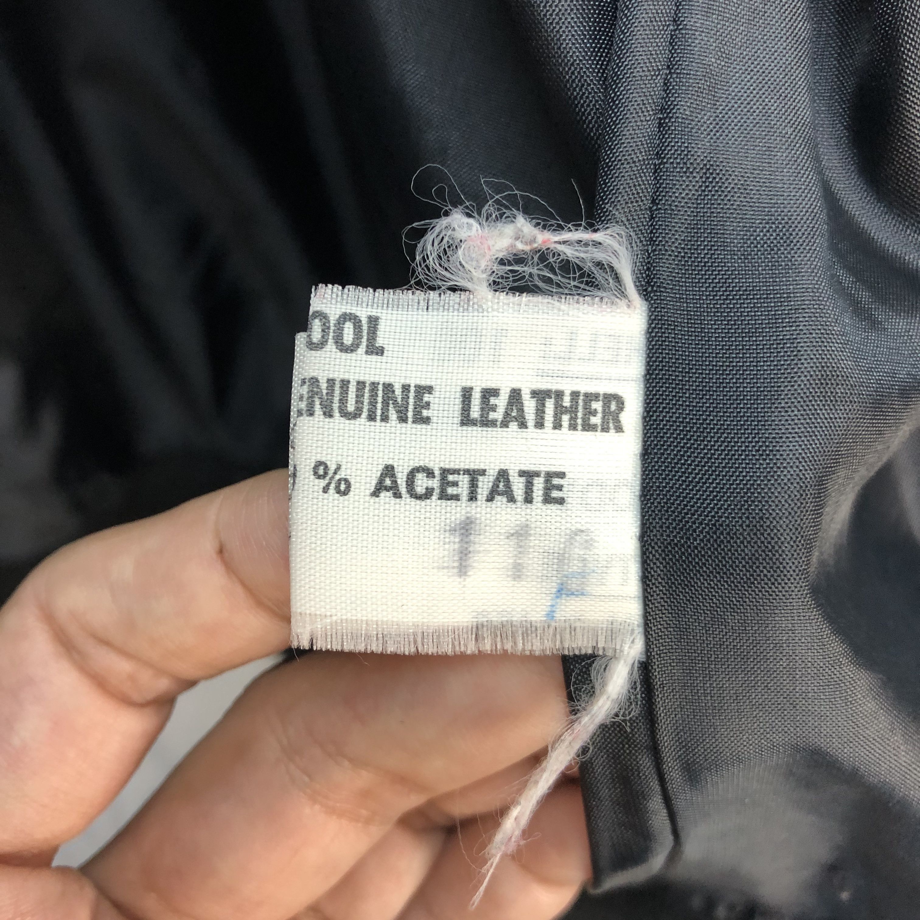 Genuine Leather TRENDZ WOOL LEATHER HYBRID JACKET #7304-127 Size US L / EU 52-54 / 3 - 13 Thumbnail