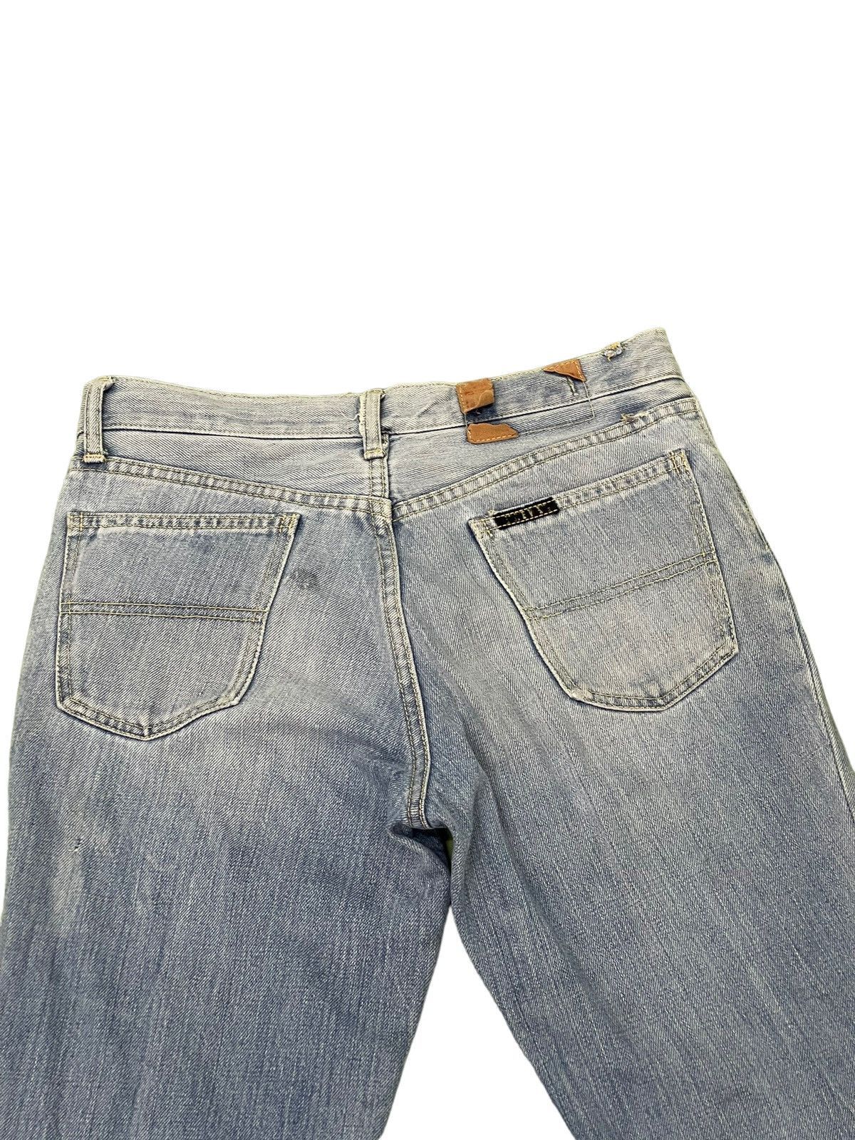 Japanese Brand Flare Jeans Blue Way Japan Faded Distress Boot Cut 7🟦6 Size US 30 / EU 46 - 18 Thumbnail